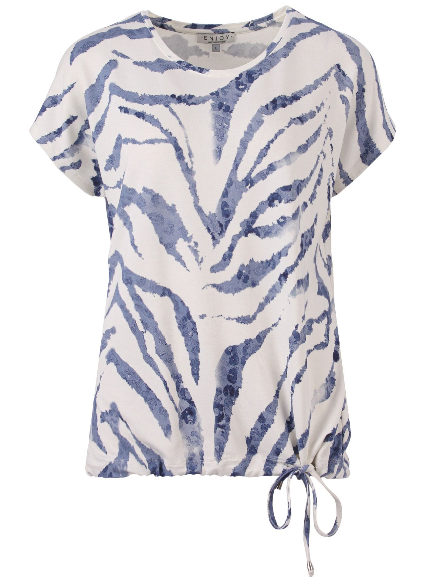 Enjoy Womenswear T-shirt Dora Blauw 00084230-1350