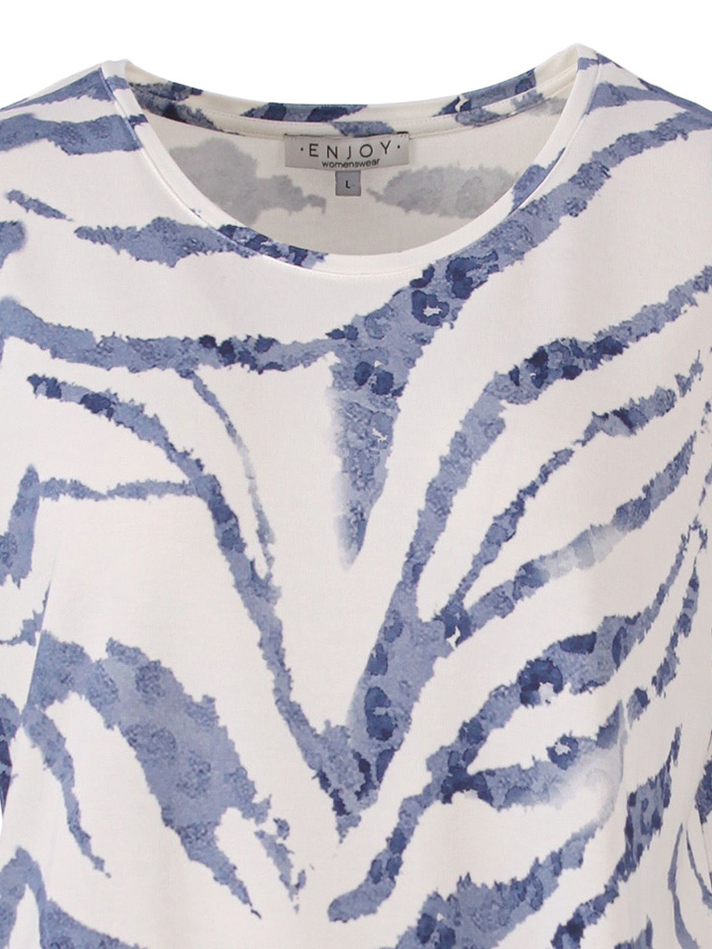 Enjoy Womenswear T-shirt Dora Blauw 00084230-1350