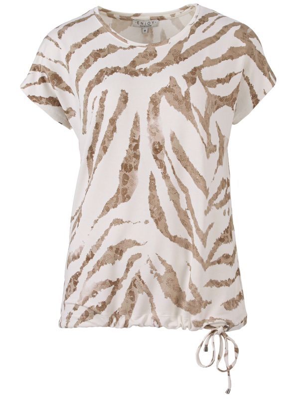 Enjoy Womenswear T-shirt Dora Beige 2900081303022