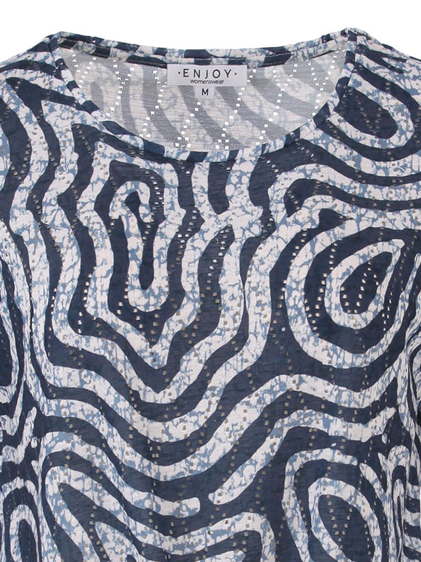 Enjoy Womenswear T-shirt Hannie Blauw 00084231-1500