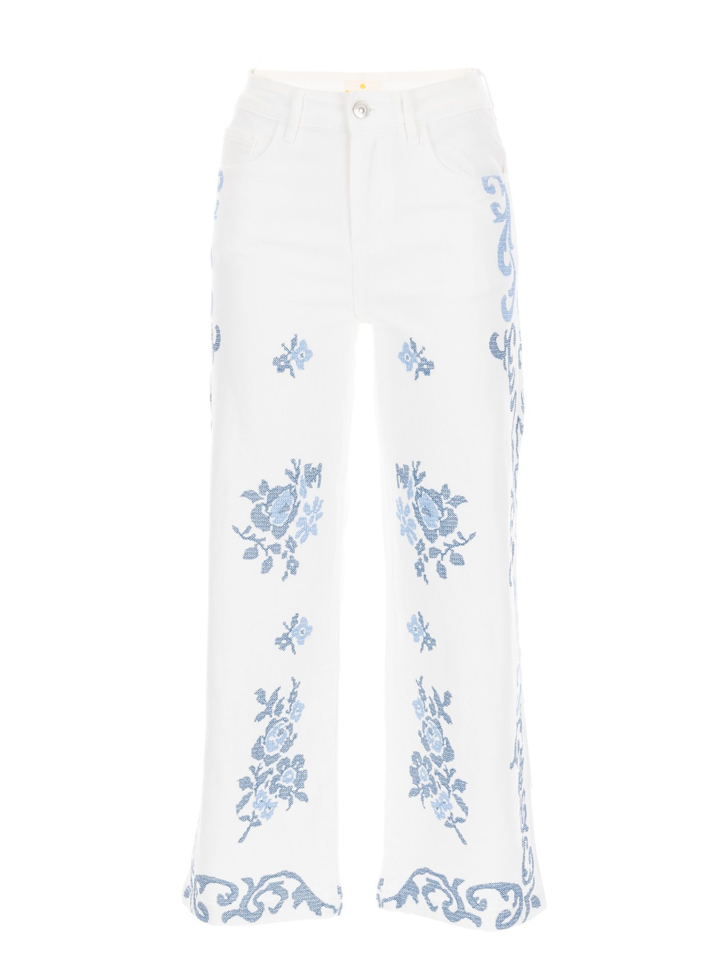 Maison Onado Wide Jeans Romy Off white 00084234-5000