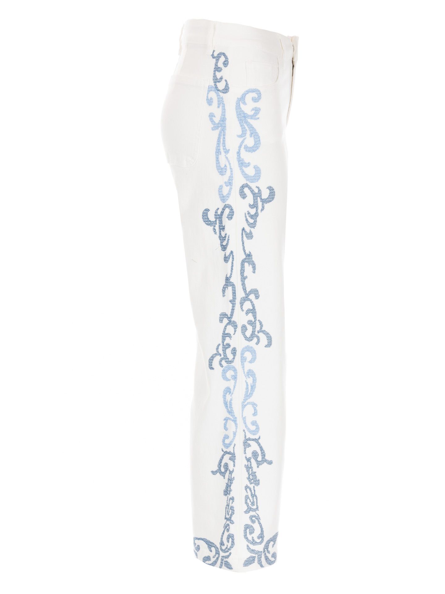 Maison Onado Wide Jeans Romy Off white 00084234-5000