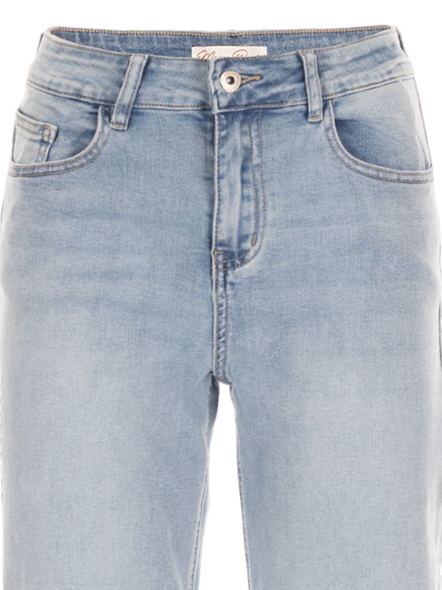 Maison Onado Straight Jeans Renske Blauw 00084239-500