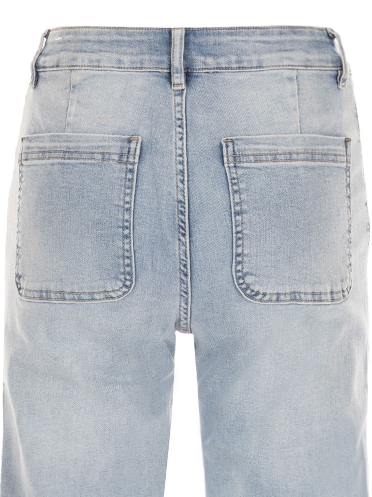 Maison Onado Straight Jeans Renske Blauw 00084239-500