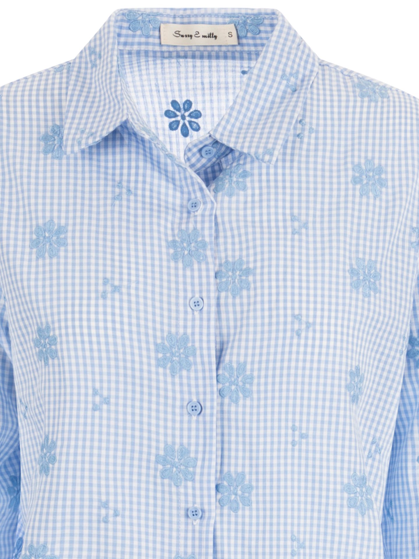 Suzzy & milly Blouse Hanna Blauw 00084242-1600