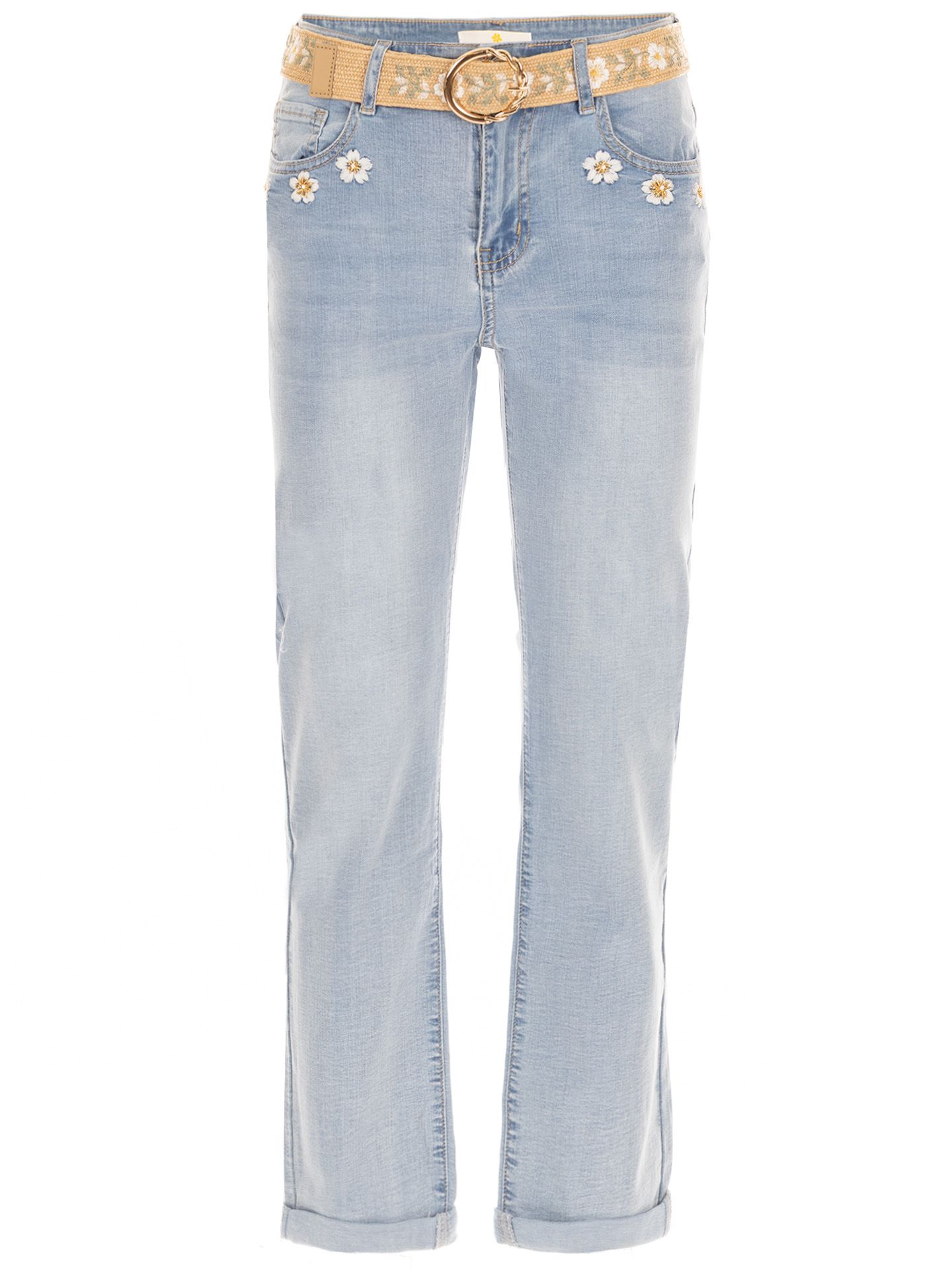 Maison Onado Slim Fit Jeans Anne Blauw 00084243-500