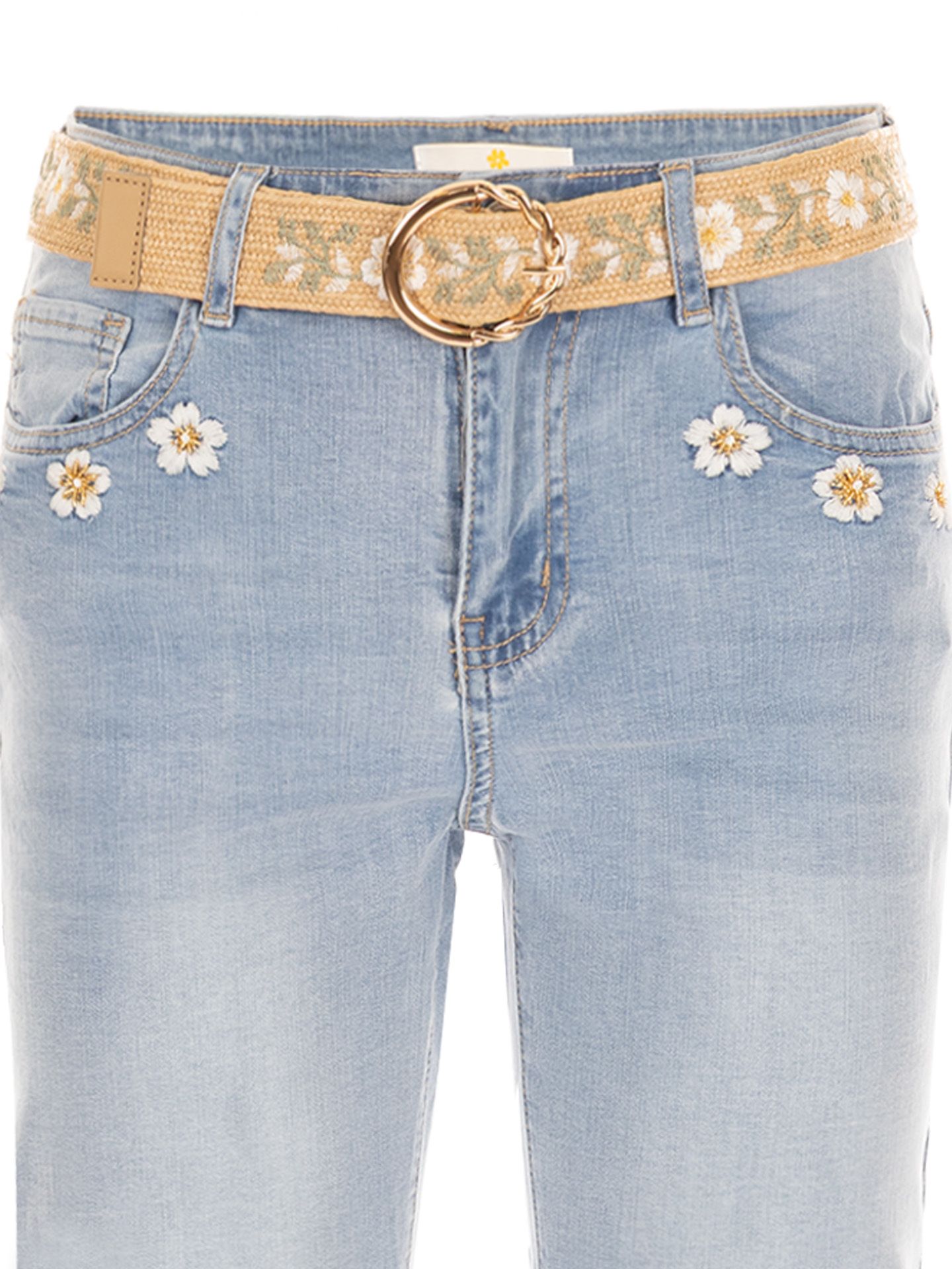 Maison Onado Slim Fit Jeans Anne Blauw 00084243-500