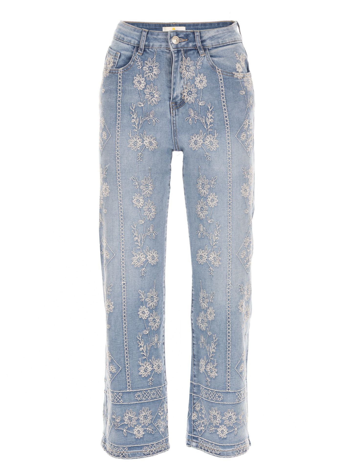 Maison Onado Wide Jeans Hanna Blauw 00084245-500