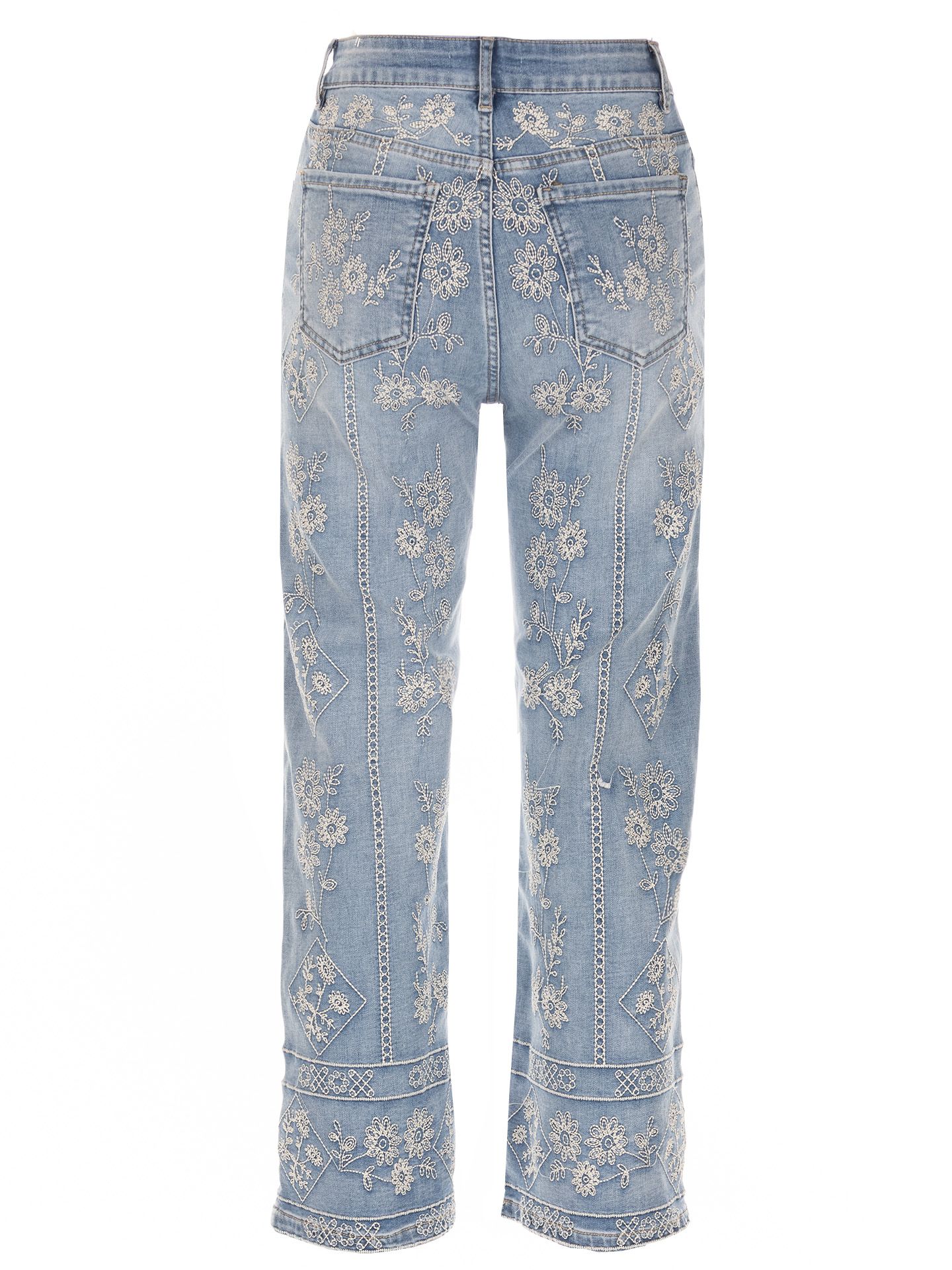 Maison Onado Wide Jeans Hanna Blauw 00084245-500