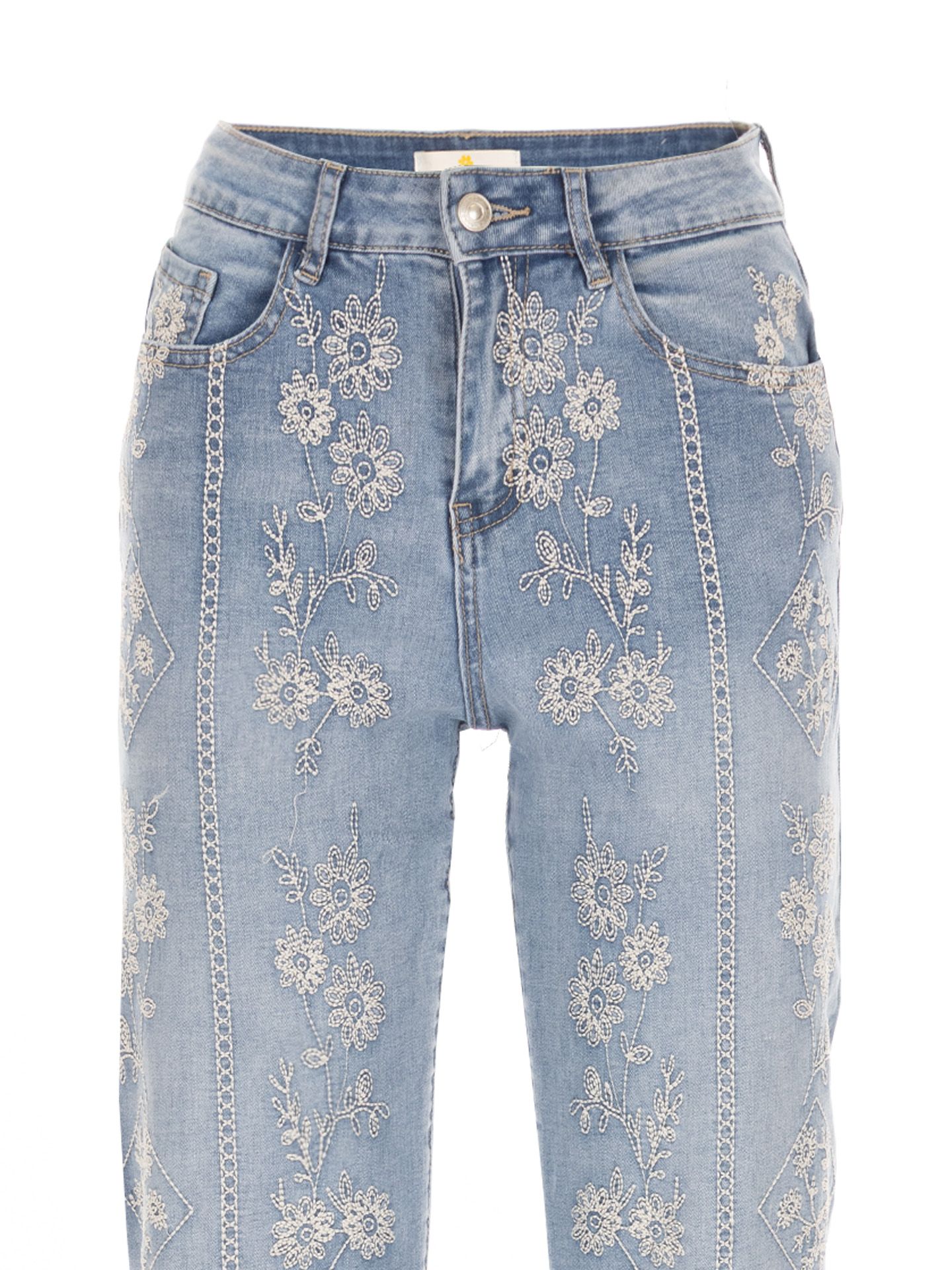 Maison Onado Wide Jeans Hanna Blauw 00084245-500
