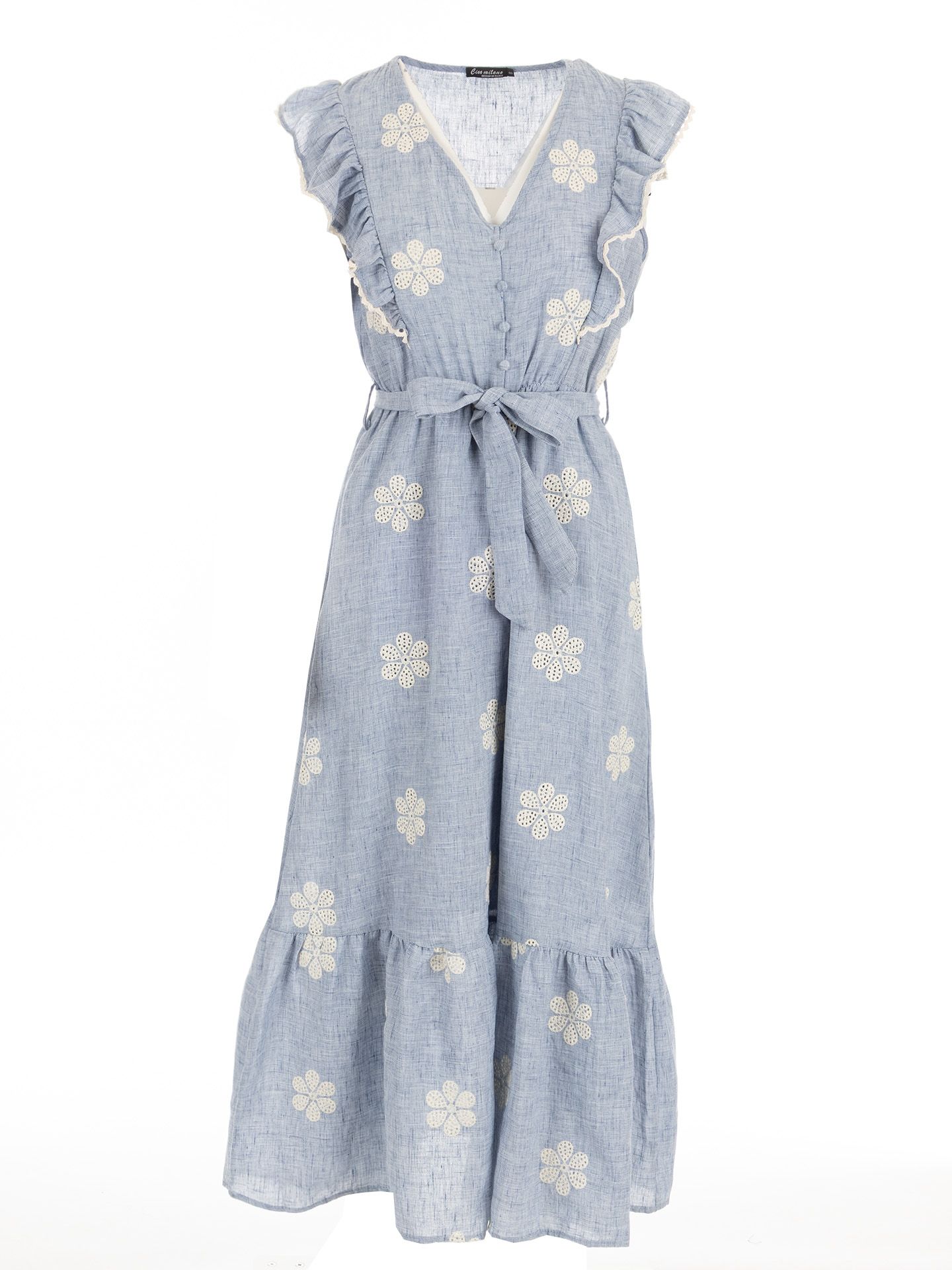 Ciao Milano  Jurk Romee Blauw 00084251-1600