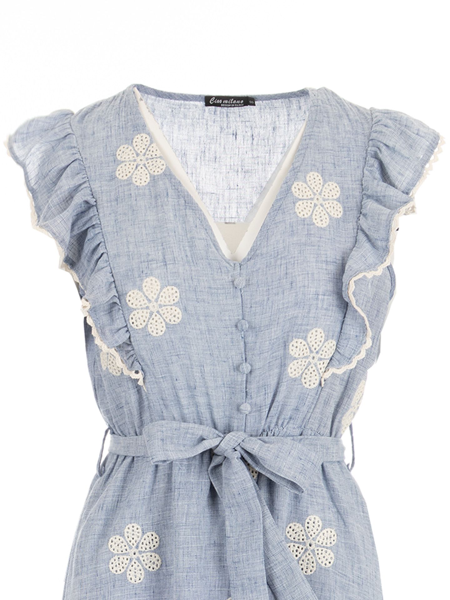 Ciao Milano  Jurk Romee Blauw 00084251-1600