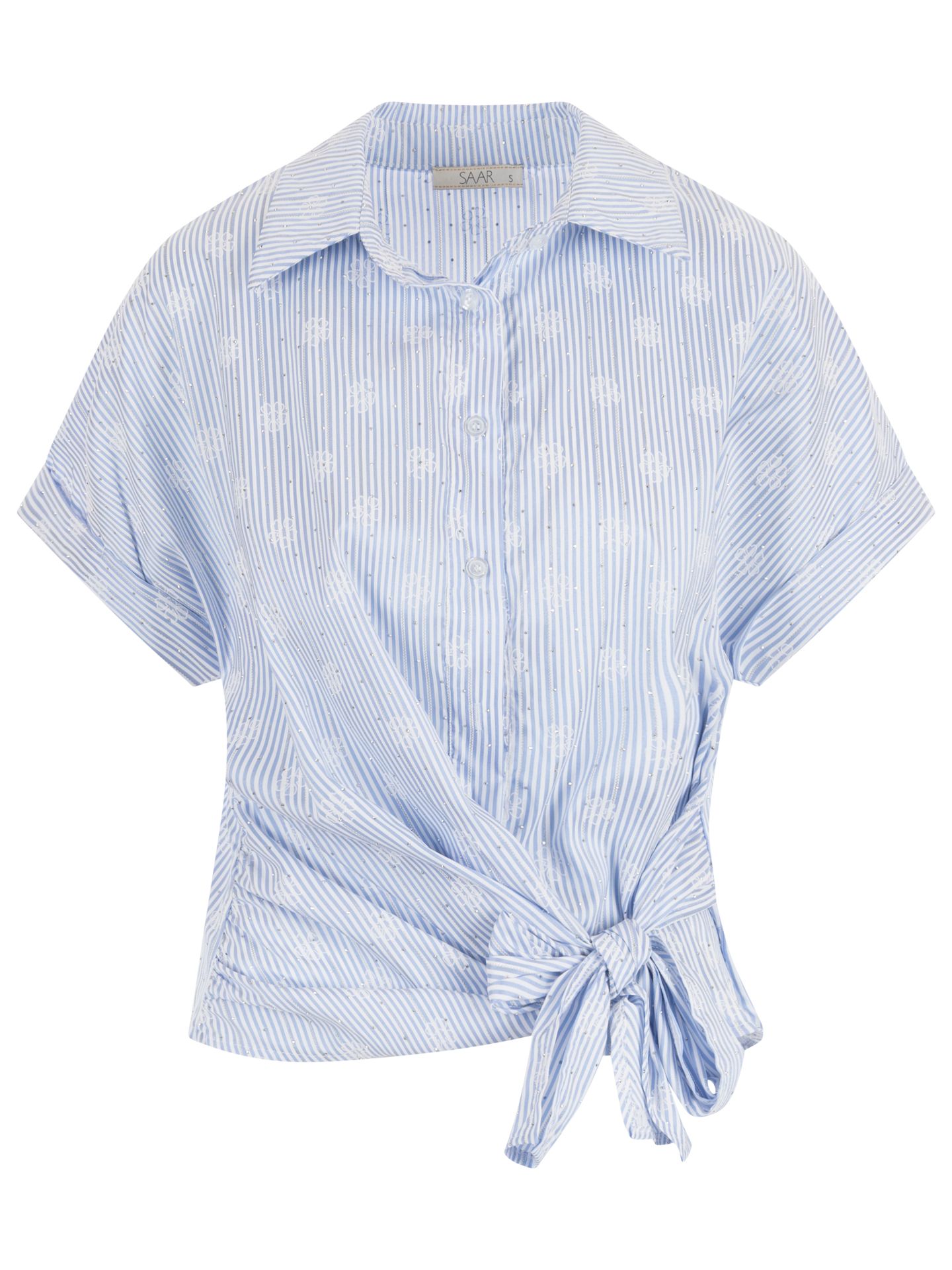 SAAR Blouse Vlitter Blauw 00084263-1600