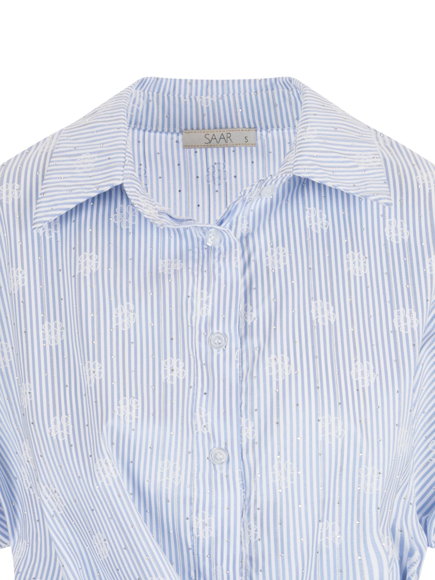 SAAR Blouse Vlitter Blauw 00084263-1600