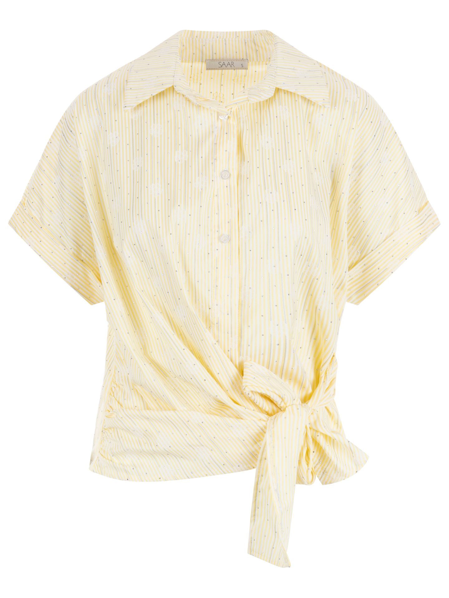 SAAR Blouse Vlitter Geel 00084263-2800