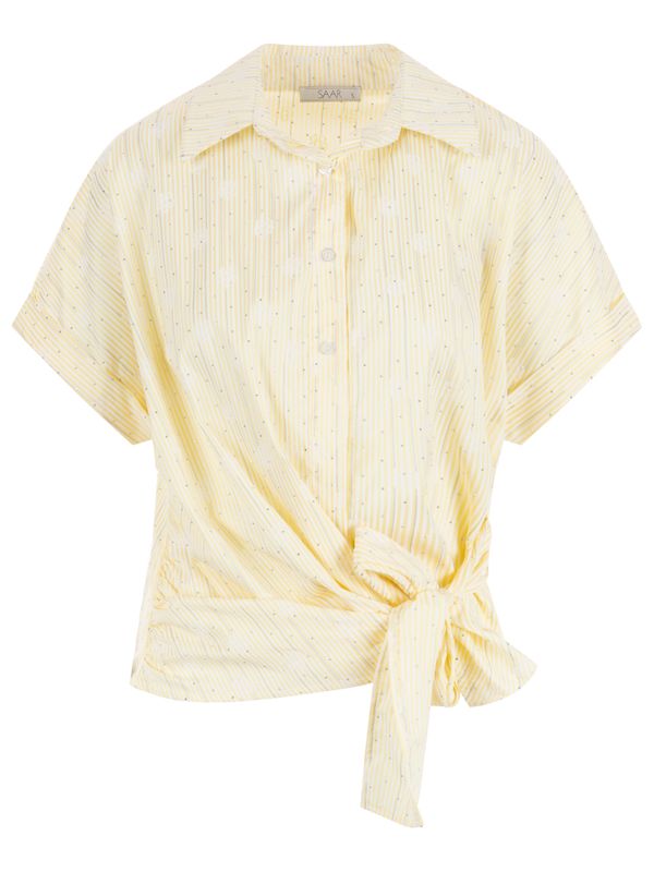 SAAR Blouse Vlitter Geel 2900081354024