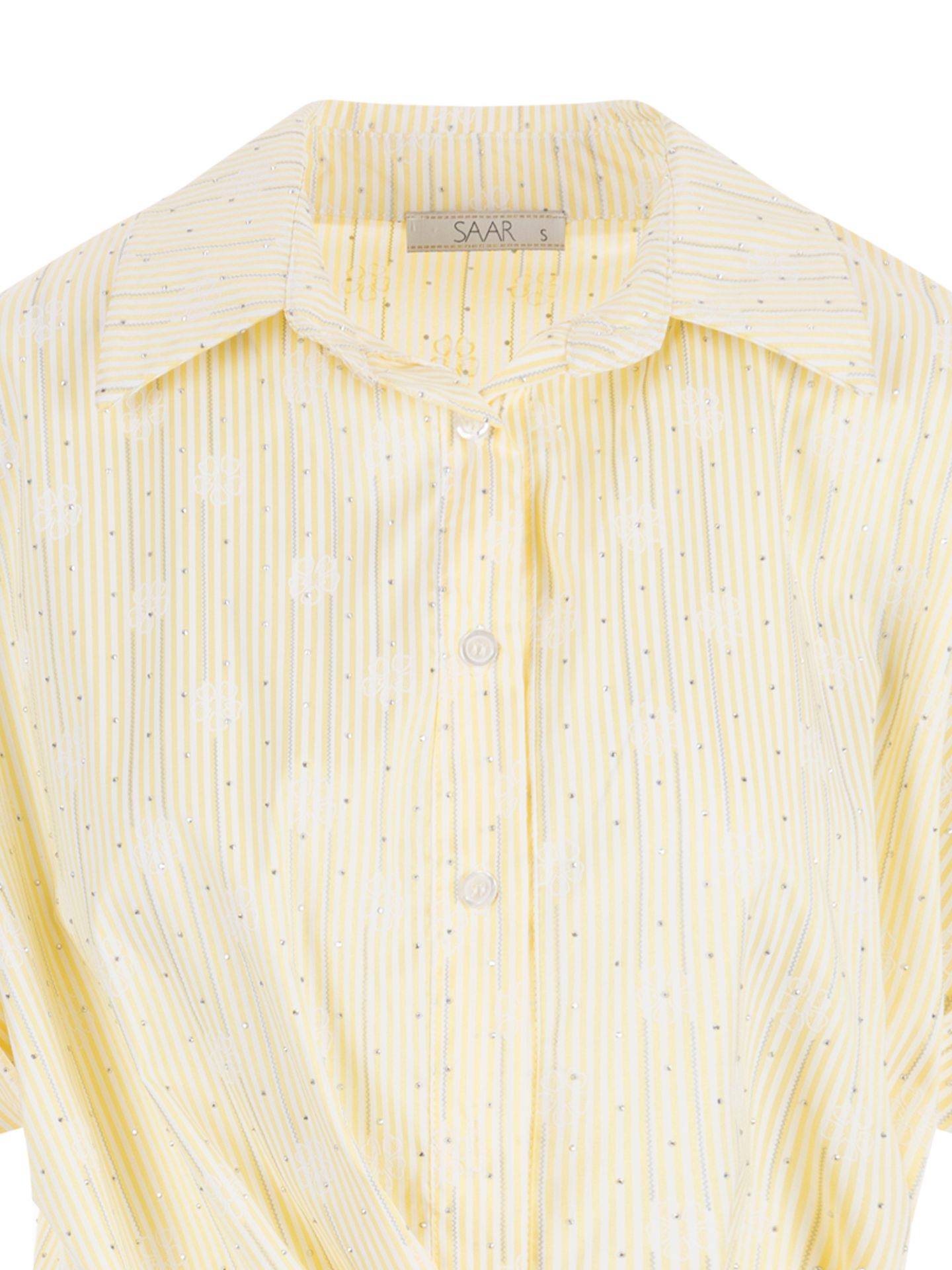 SAAR Blouse Vlitter Geel 00084263-2800