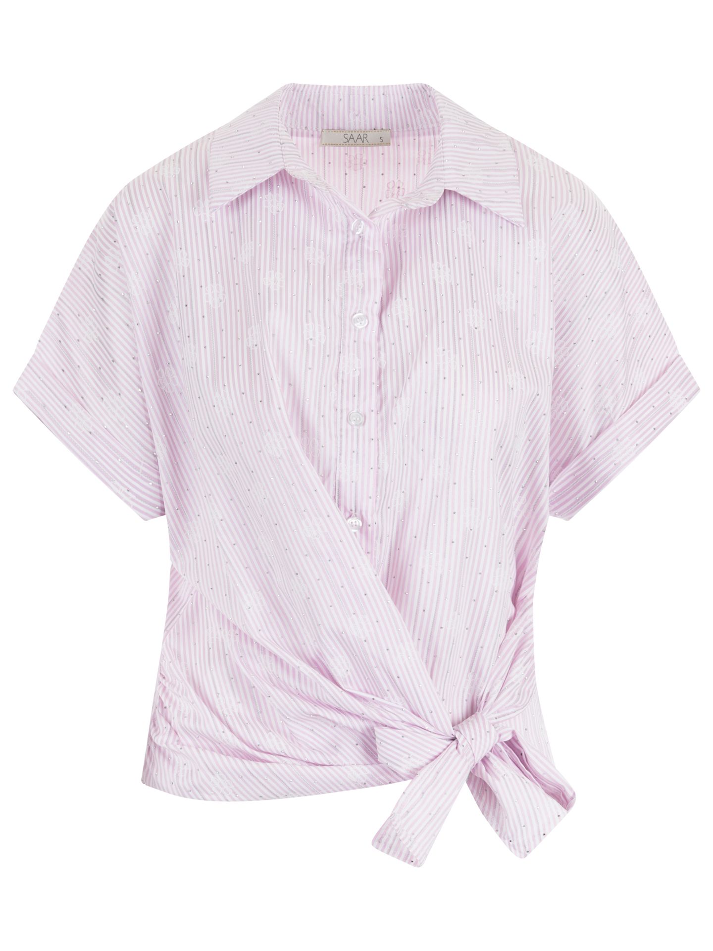 SAAR Blouse Vlitter Roze 00084263-4700