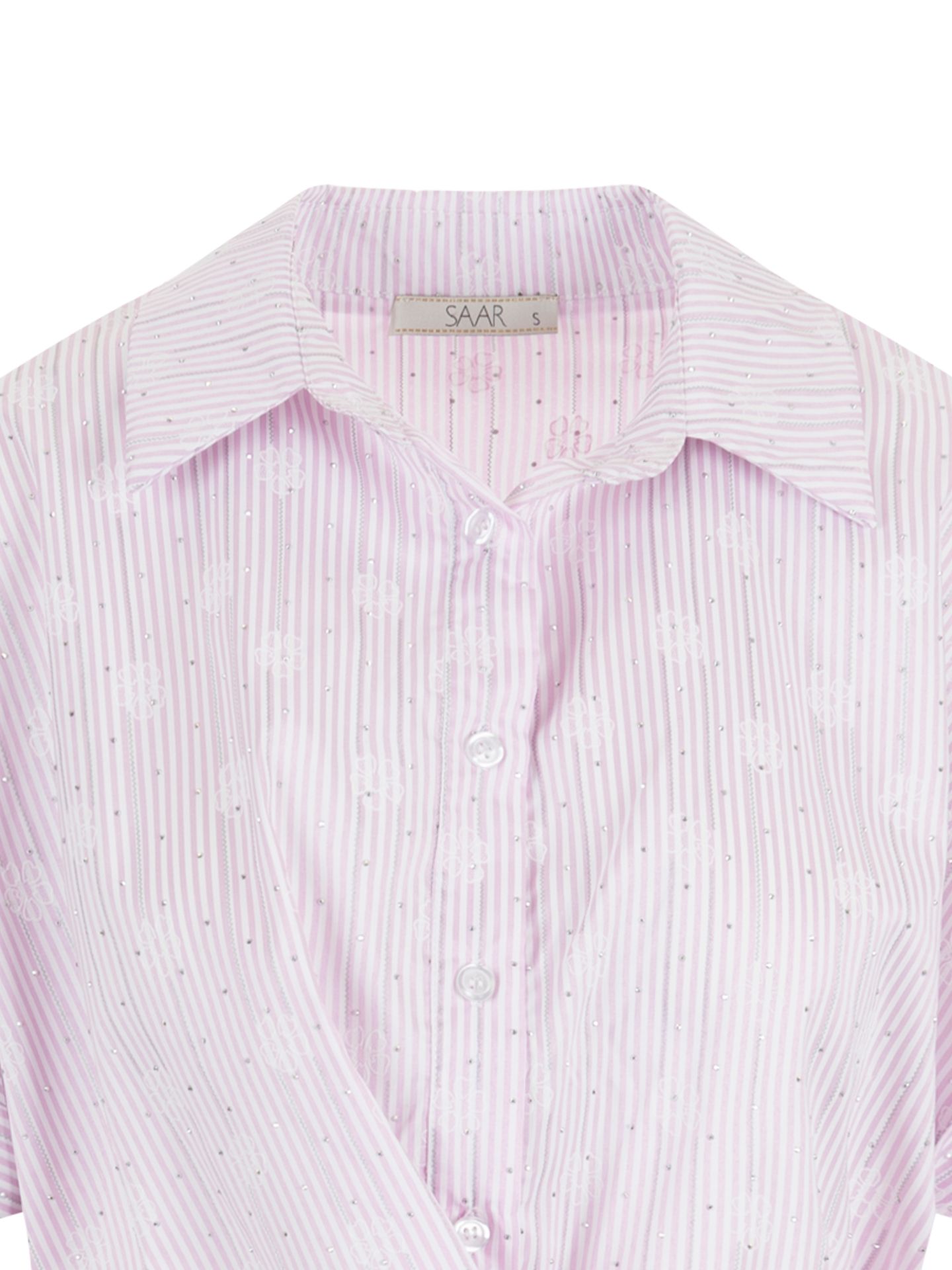 SAAR Blouse Vlitter Roze 00084263-4700