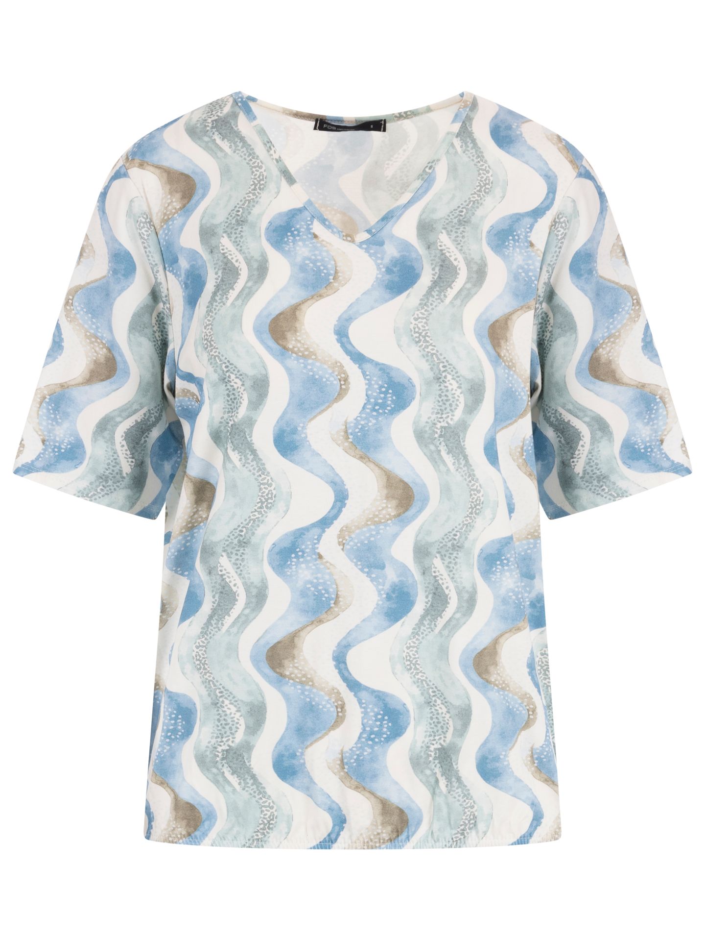 FOS Fashion T-shirt Vivi Blauw 00084311-1350