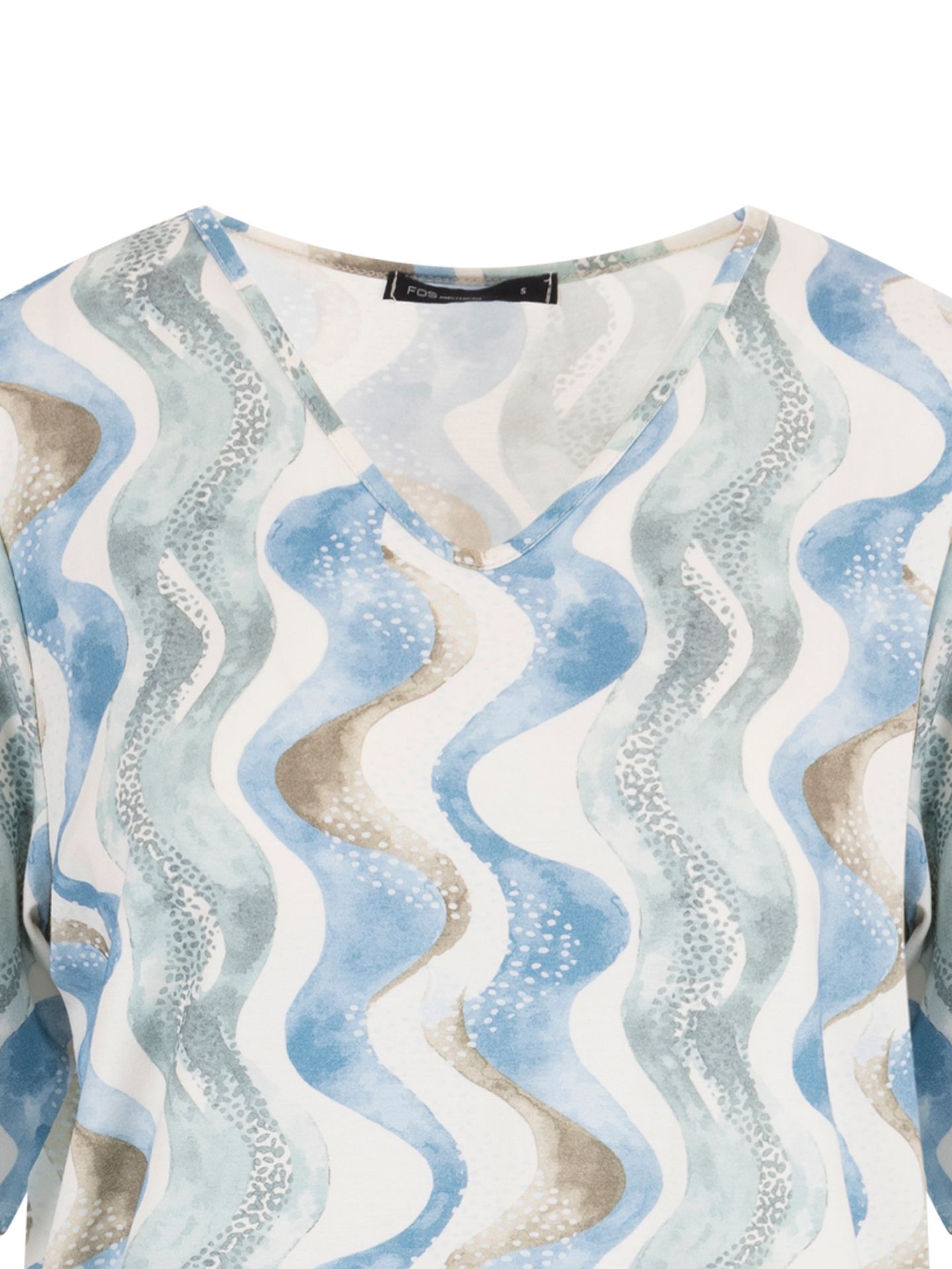 FOS Fashion T-shirt Vivi Blauw 00084311-1350