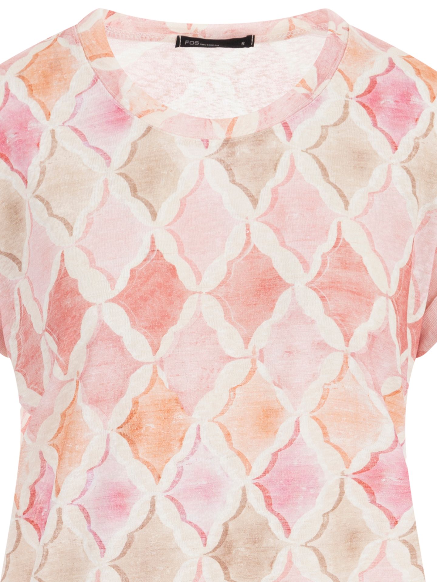 FOS Fashion T-shirt tinus Roze 00084315-4700