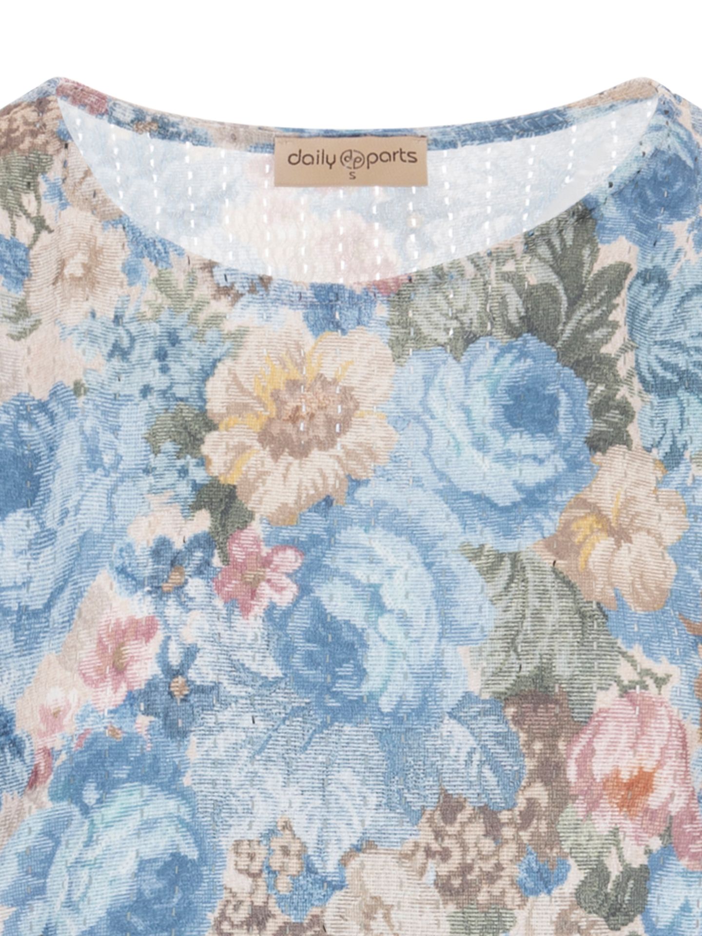 daily parts T-shirt Matt Blauw 00084324-1600