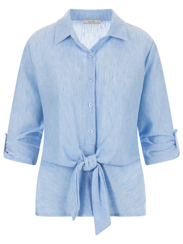 SAAR Blouse Vlinnen Blauw 2900081470021