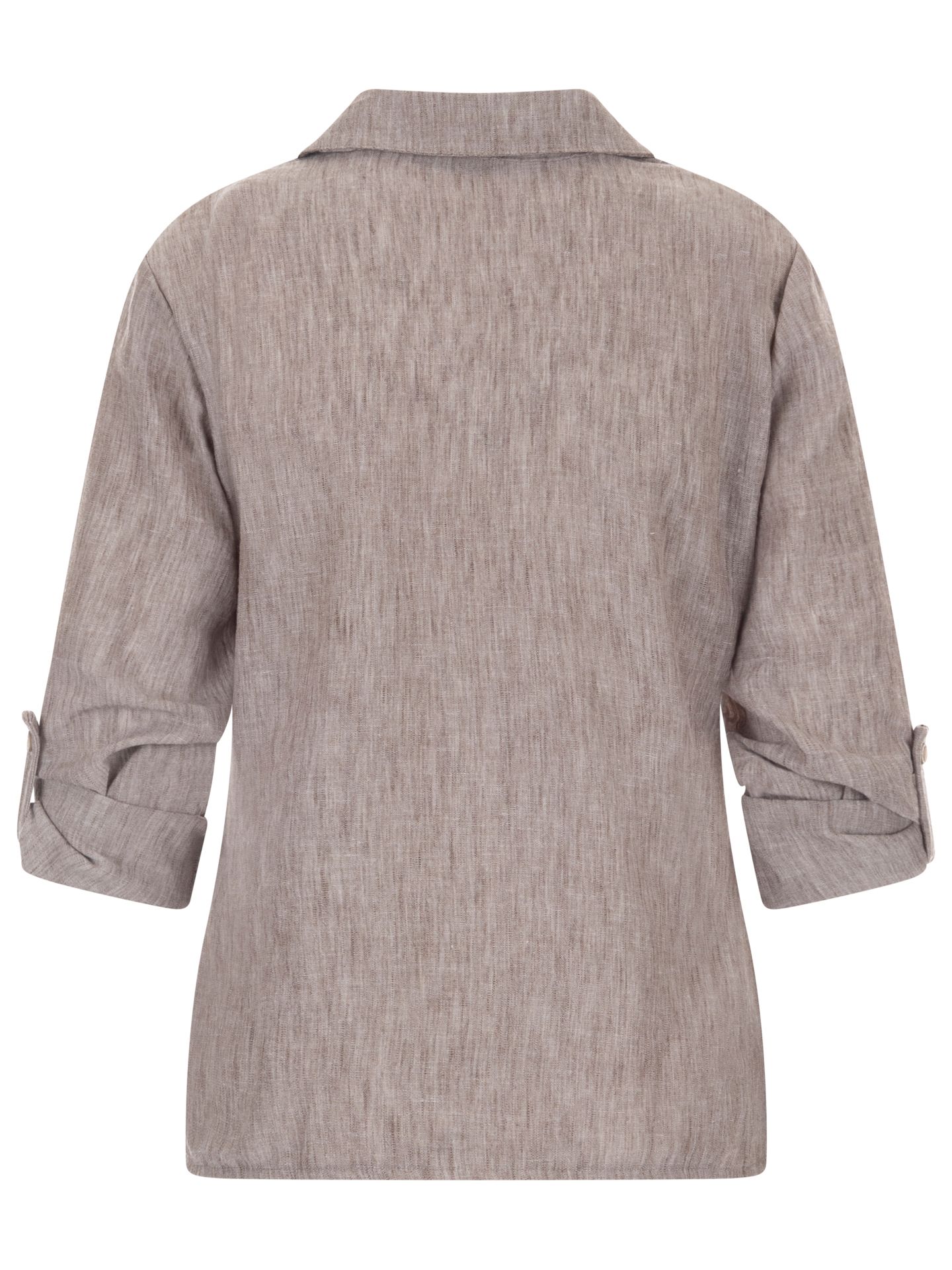 SAAR Blouse Vlinnen Taupe 00084328-5500
