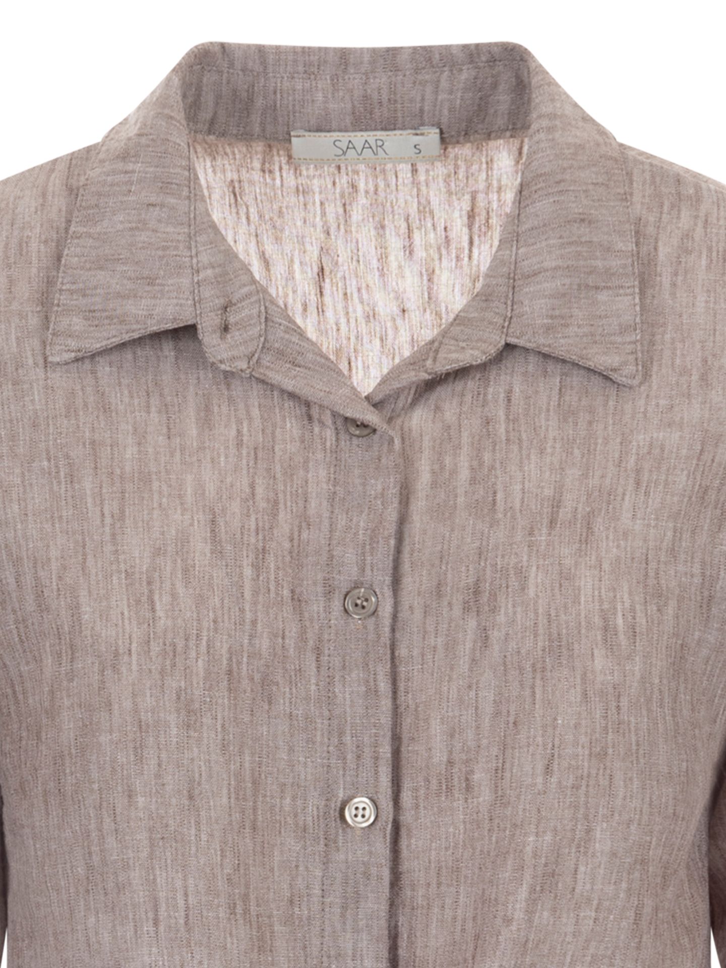 SAAR Blouse Vlinnen Taupe 00084328-5500