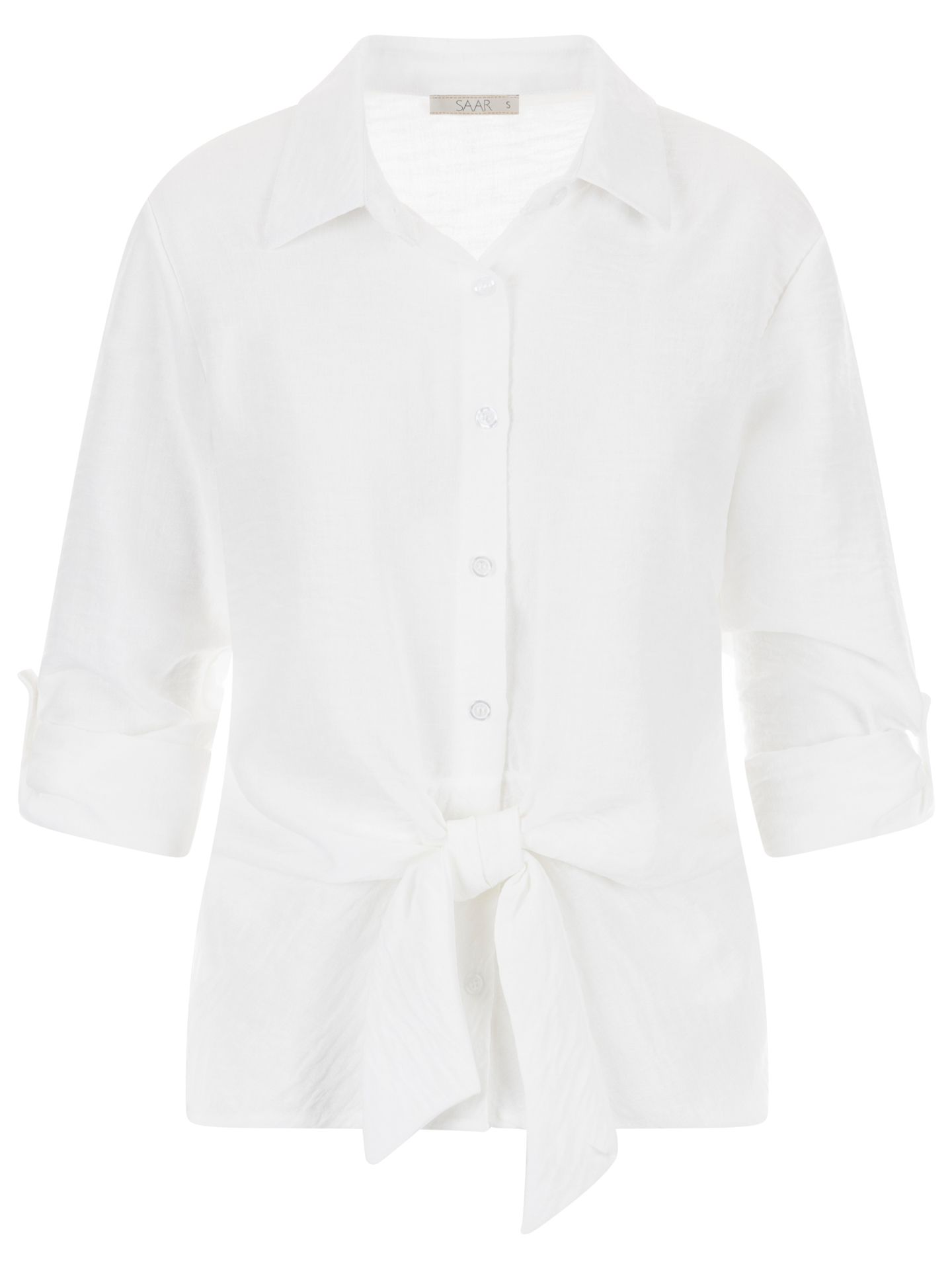 SAAR Blouse Vlinnen Wit 00084328-7000