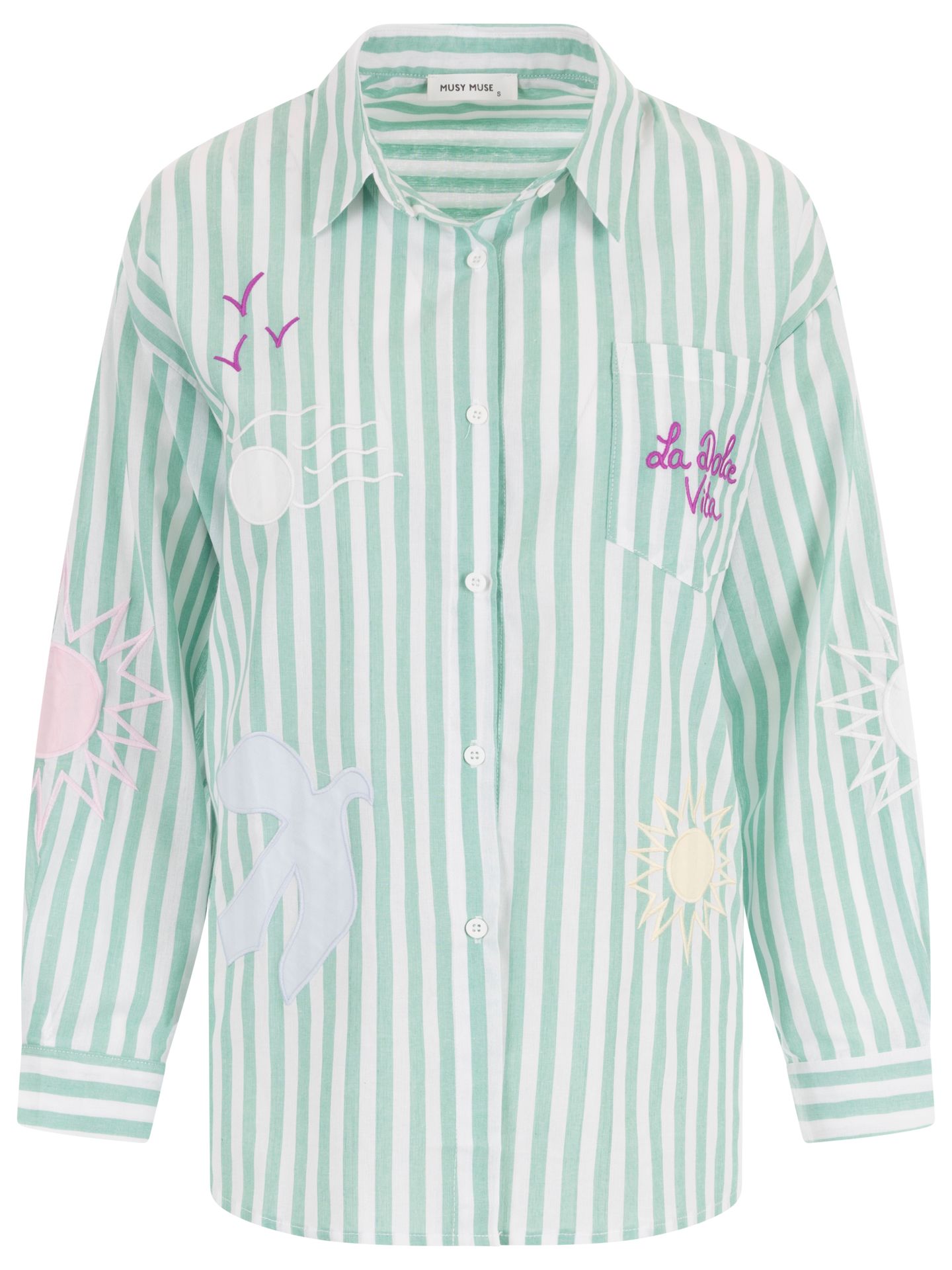 Musy Muse Blouse Renee Groen 00084347-6400