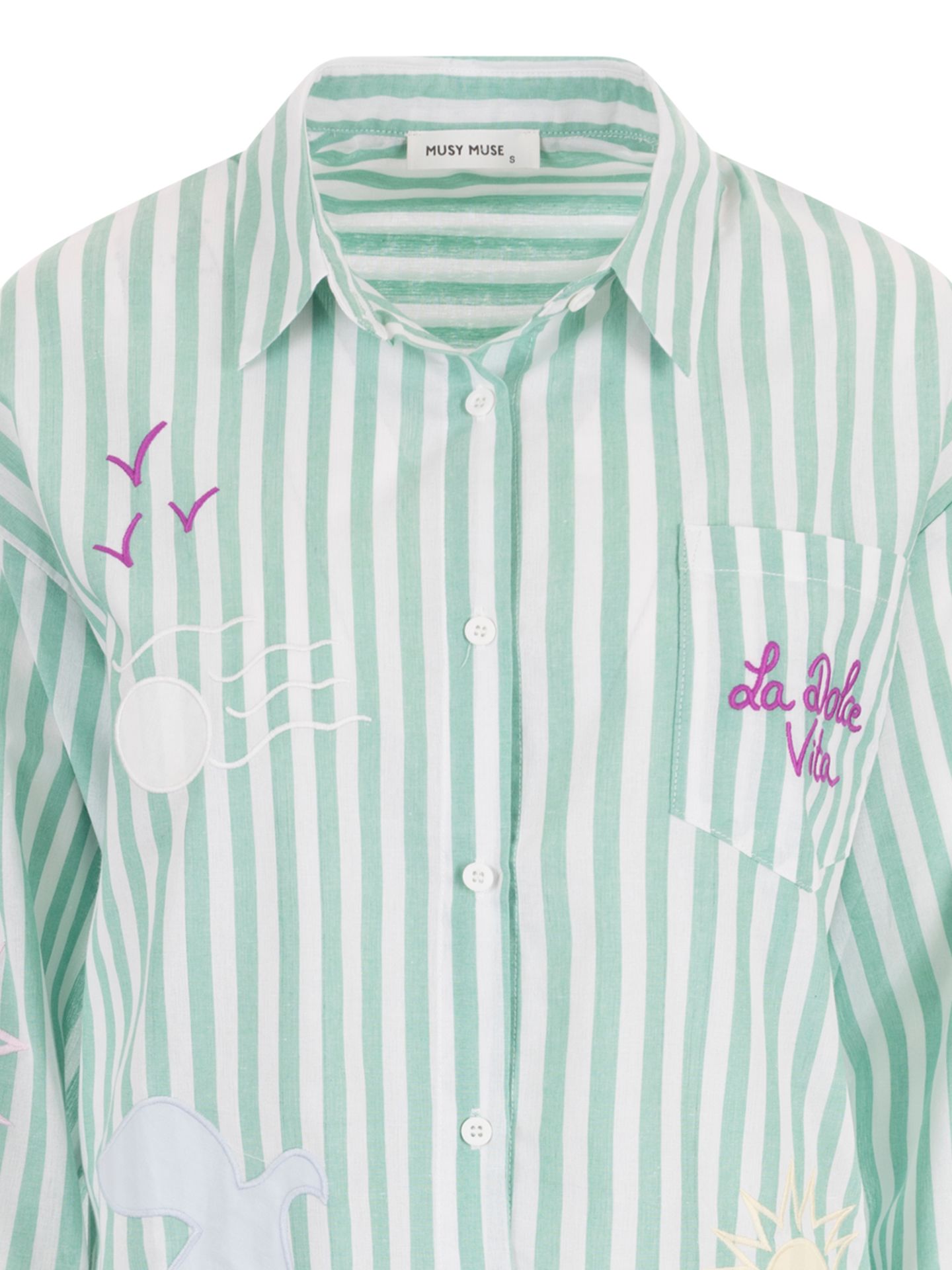 Musy Muse Blouse Renee Groen 00084347-6400