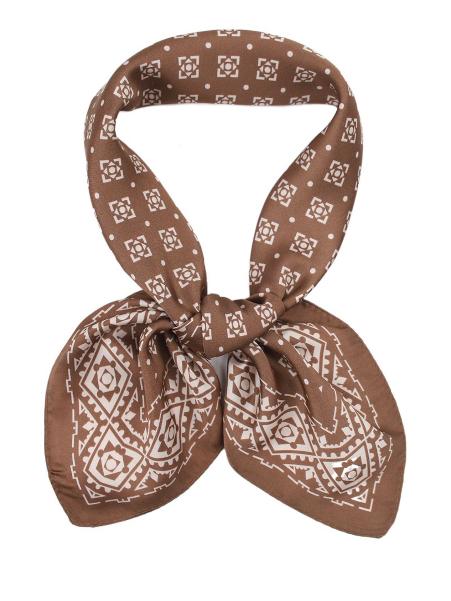 From Paris with Love Sjaal Famke Bruin 00084353-5800