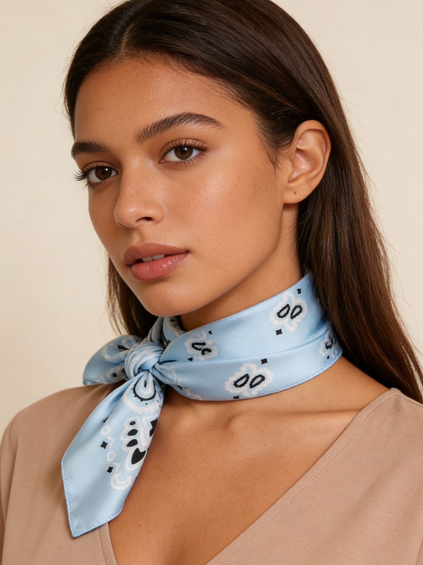 From Paris with Love Sjaal Rosie Blauw 00084354-1600