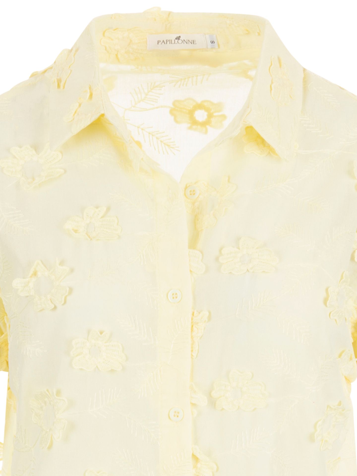 Papillonne Blouse Caresse Geel 00084364-2800