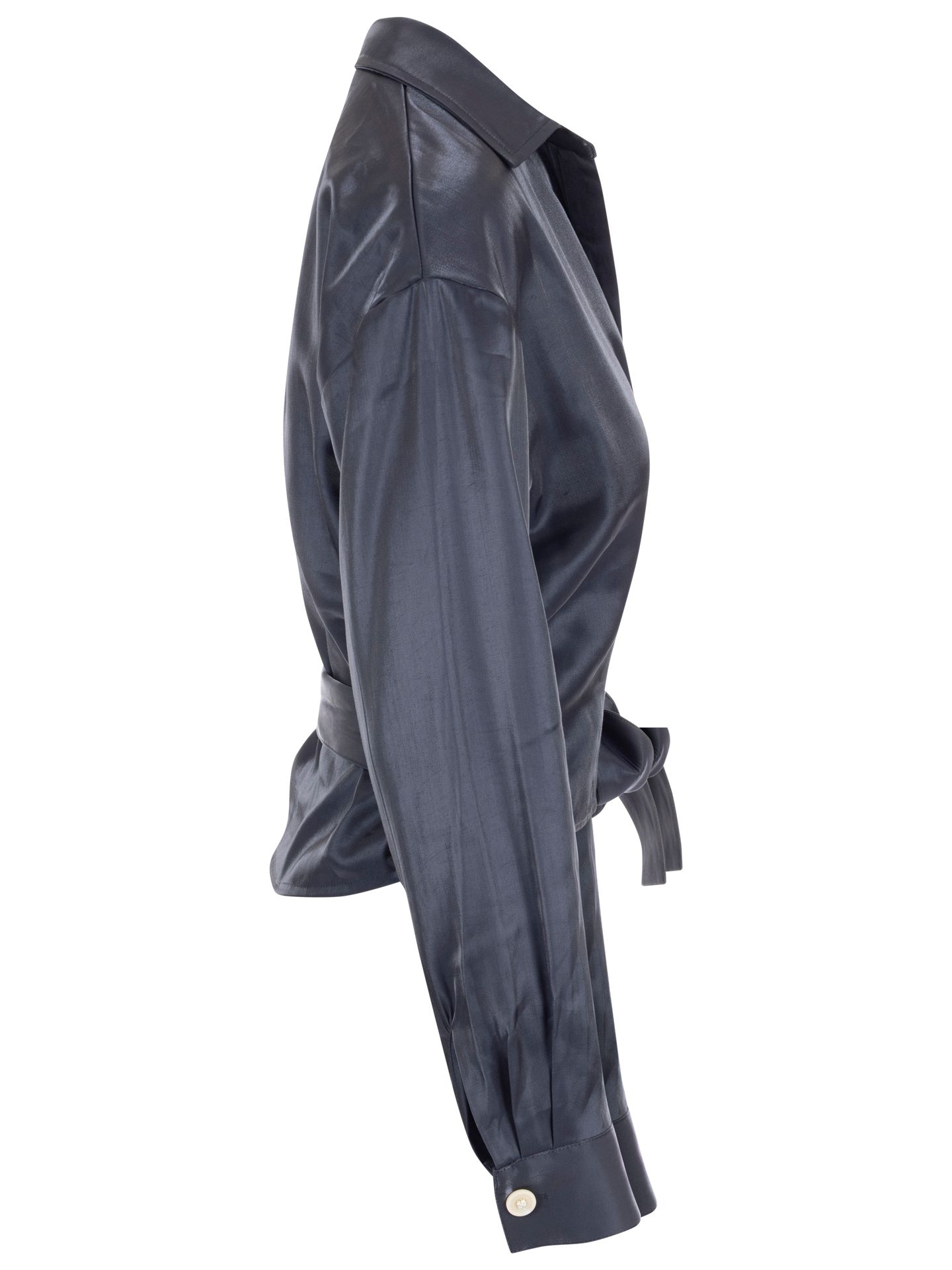 ICNK Blouse Wrap Blauw 00084404-1500