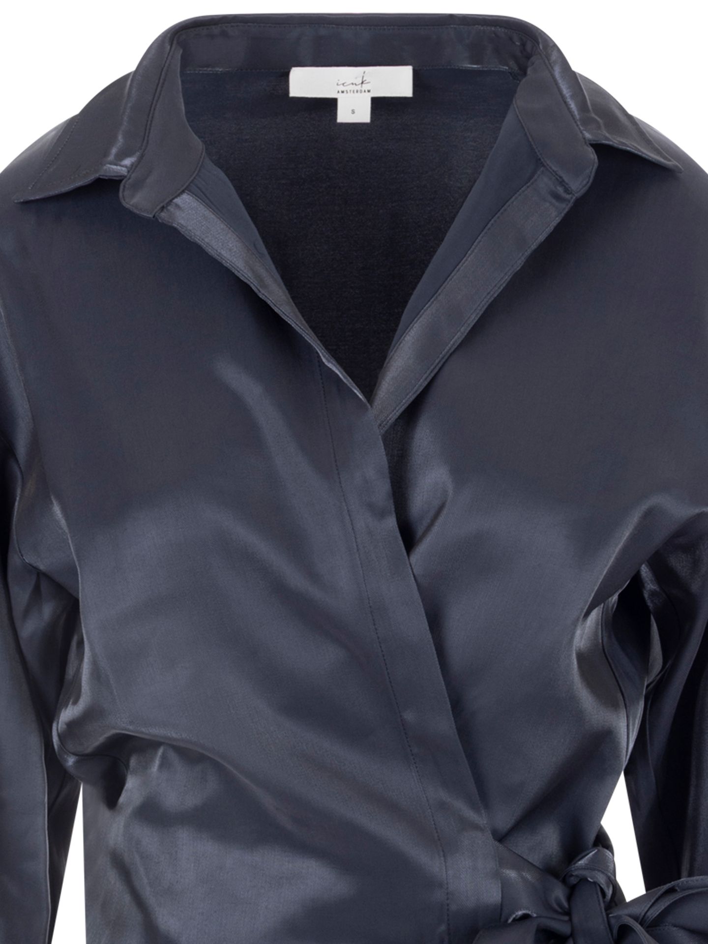 ICNK Blouse Wrap Blauw 00084404-1500