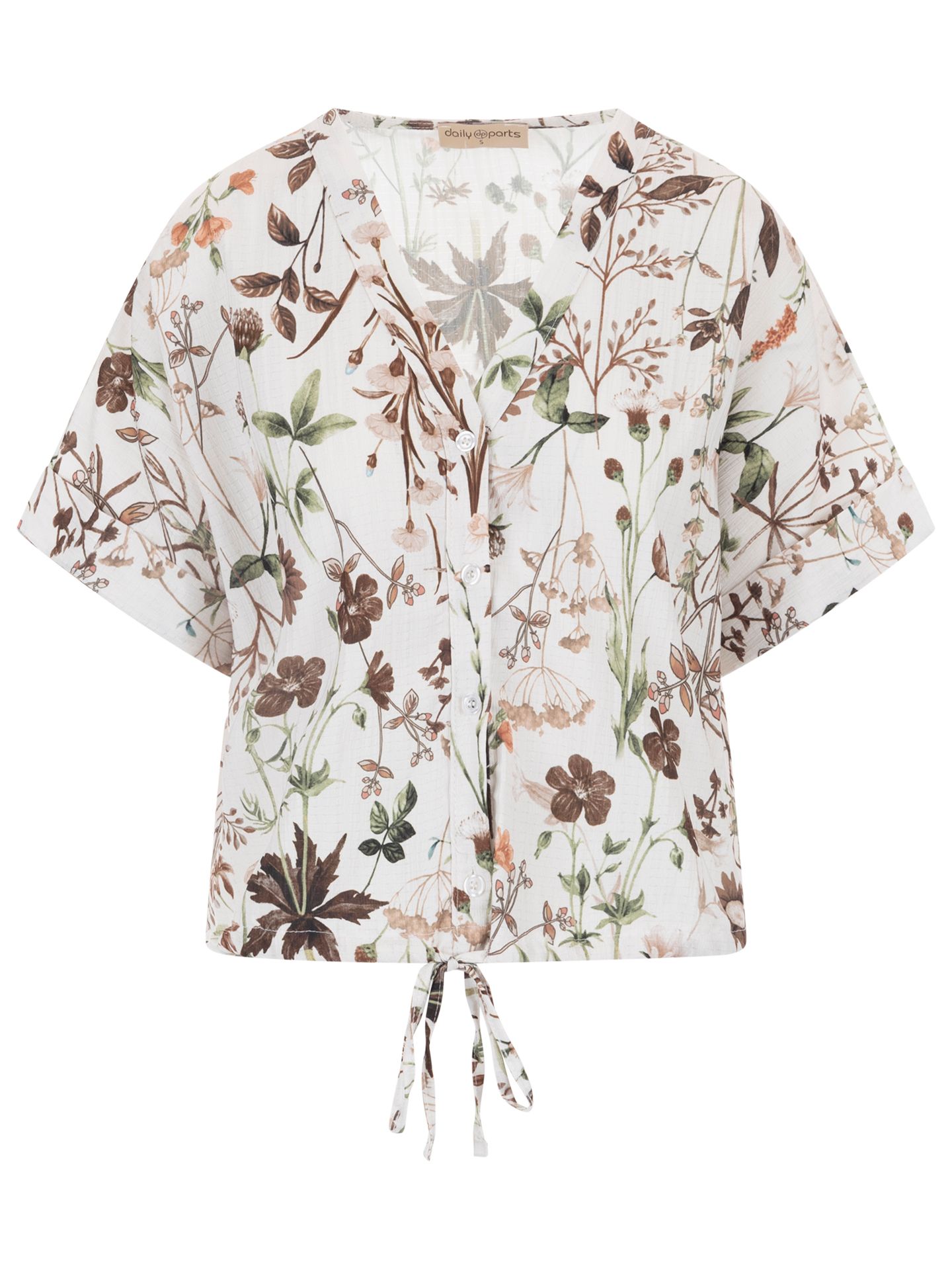 daily parts Blouse Makt Bruin 00084440-5800