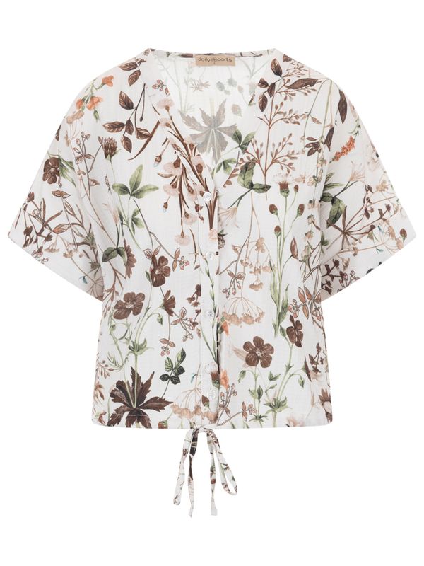 daily parts Blouse Makt Bruin 2900081663065