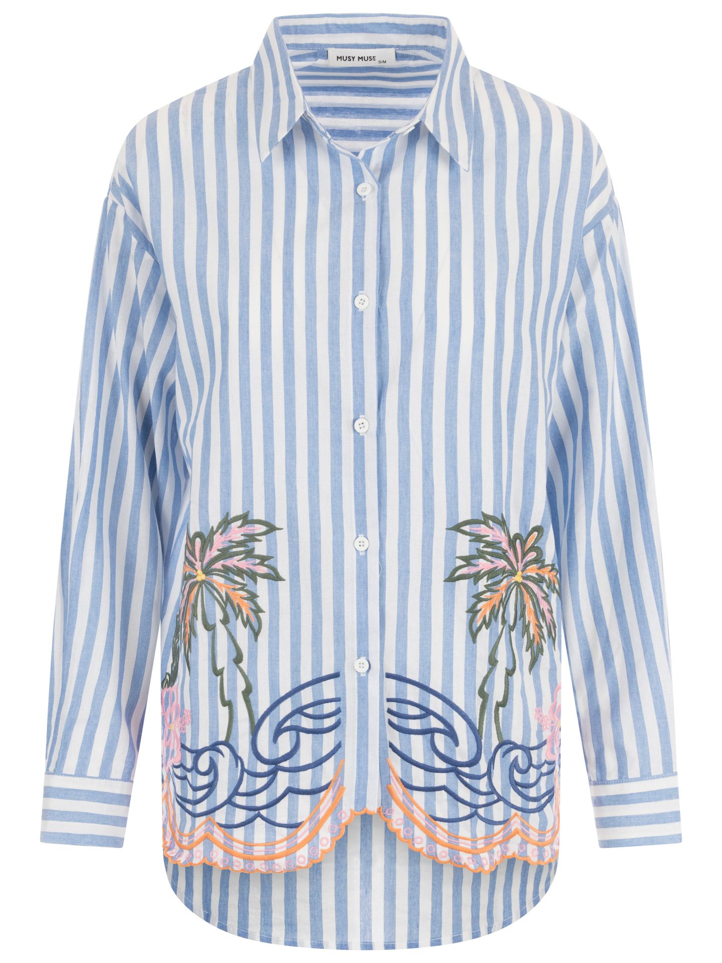 Musy Muse Blouse Annabel Blauw 00084450-1600