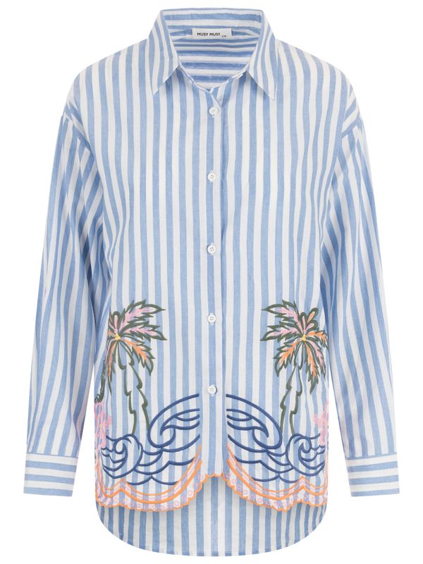 Musy Muse Blouse Annabel Blauw 2900081676058