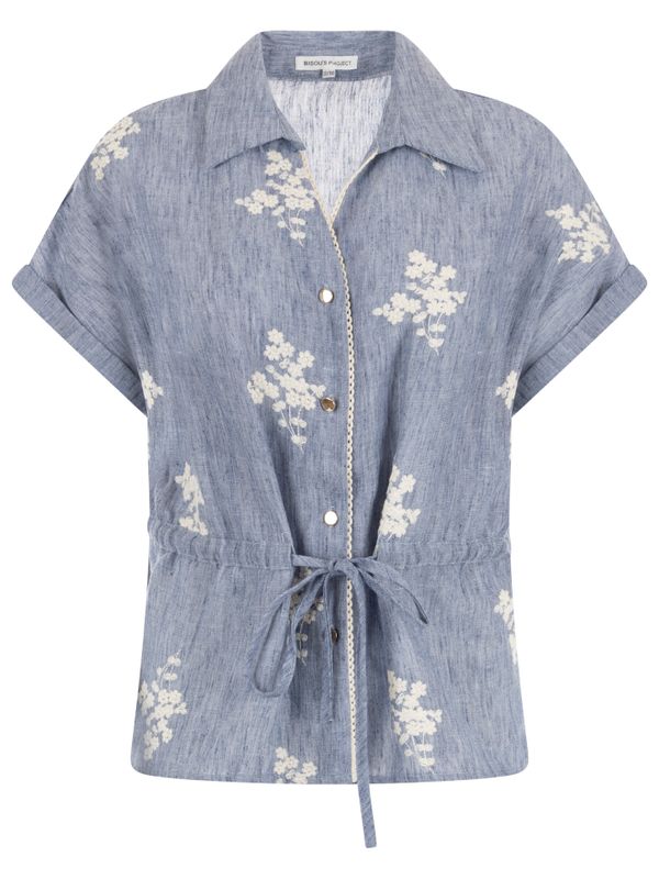 Bisou's Project Blouse Nadia Blauw 2900081681038