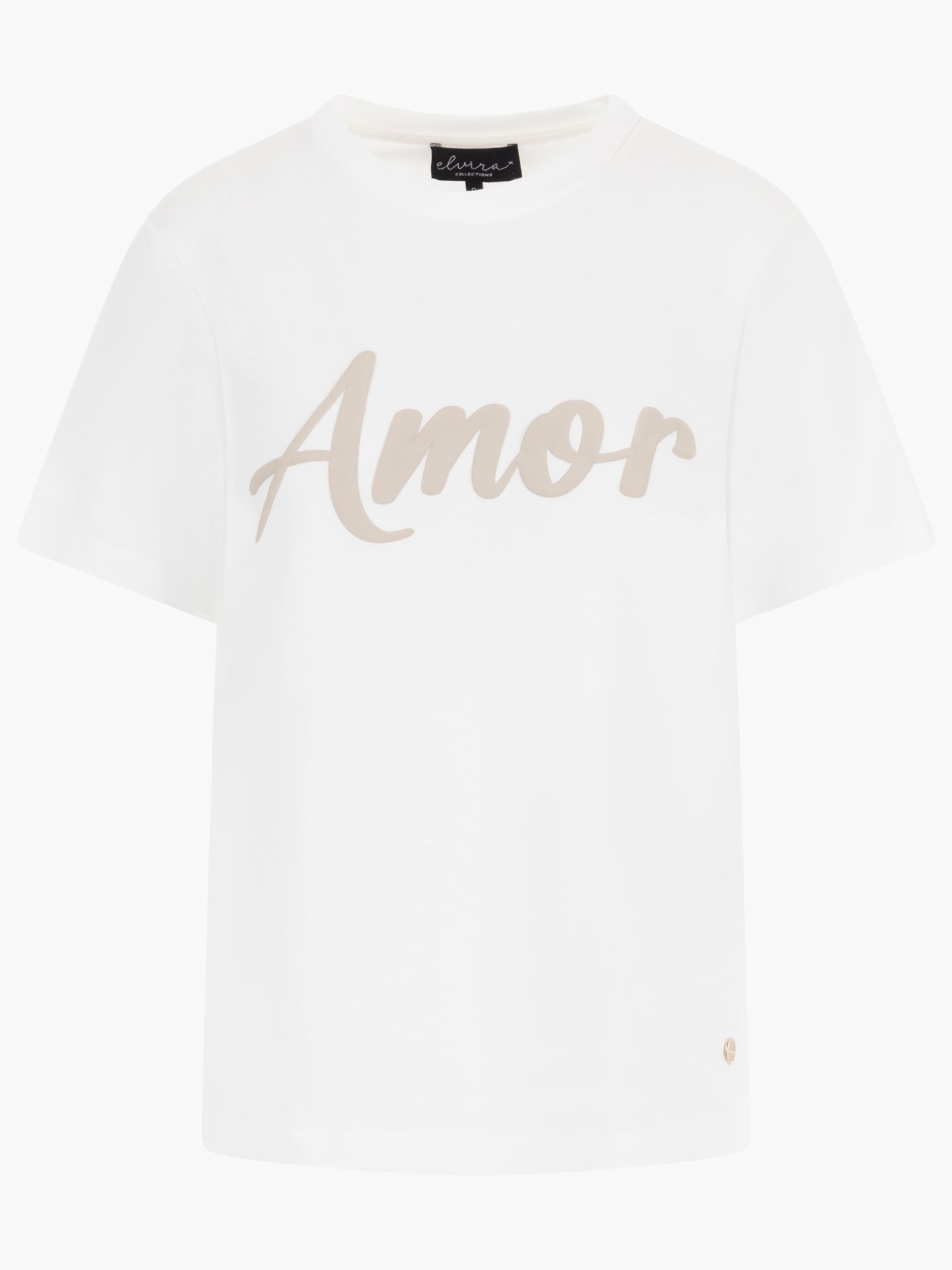Elvira Collections T-shirt Amor Off white 00084458-5050