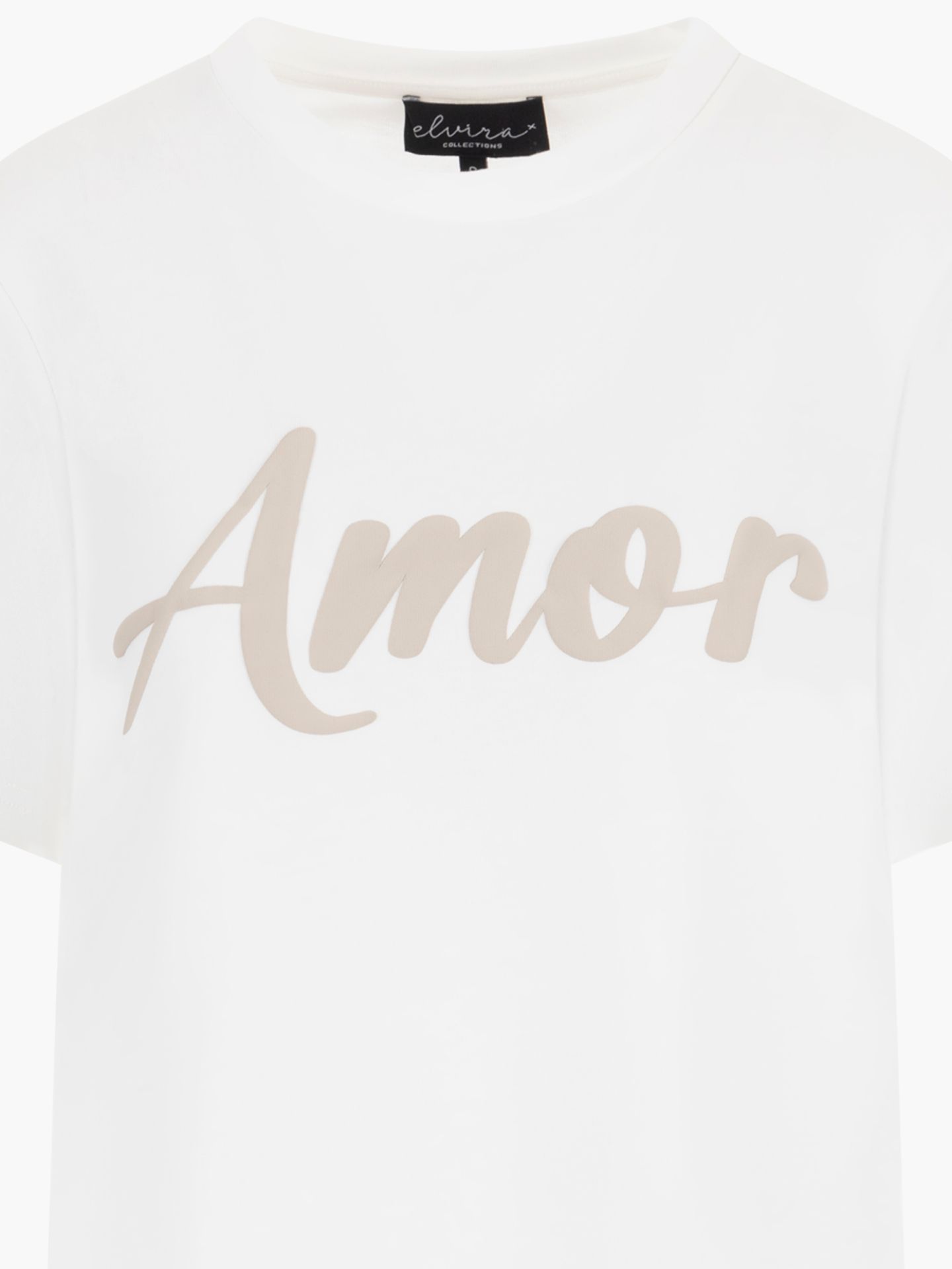 Elvira Collections T-shirt Amor Off white 00084458-5050