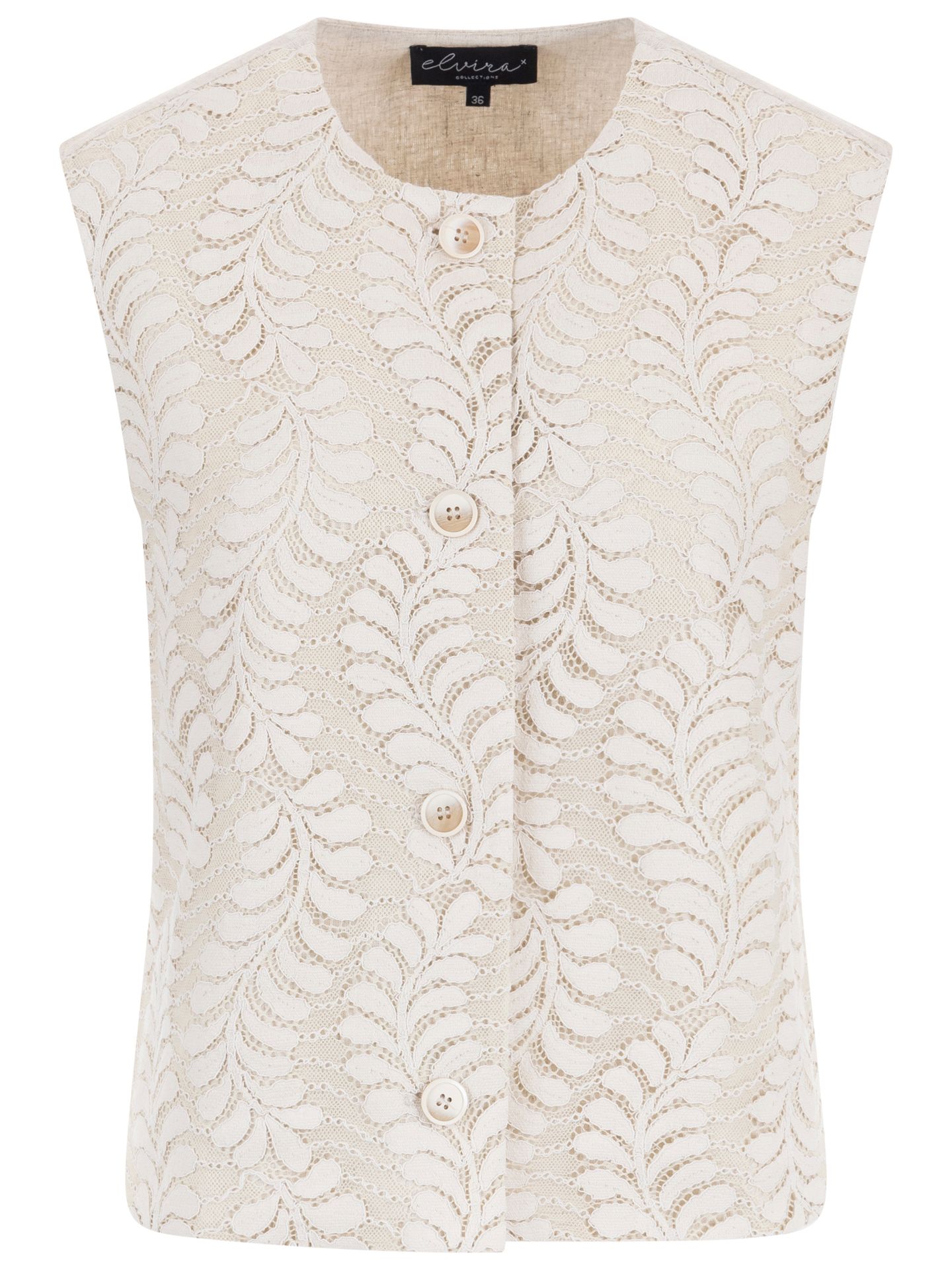 Elvira Collections Gilet Amelia Beige 00084460-5200