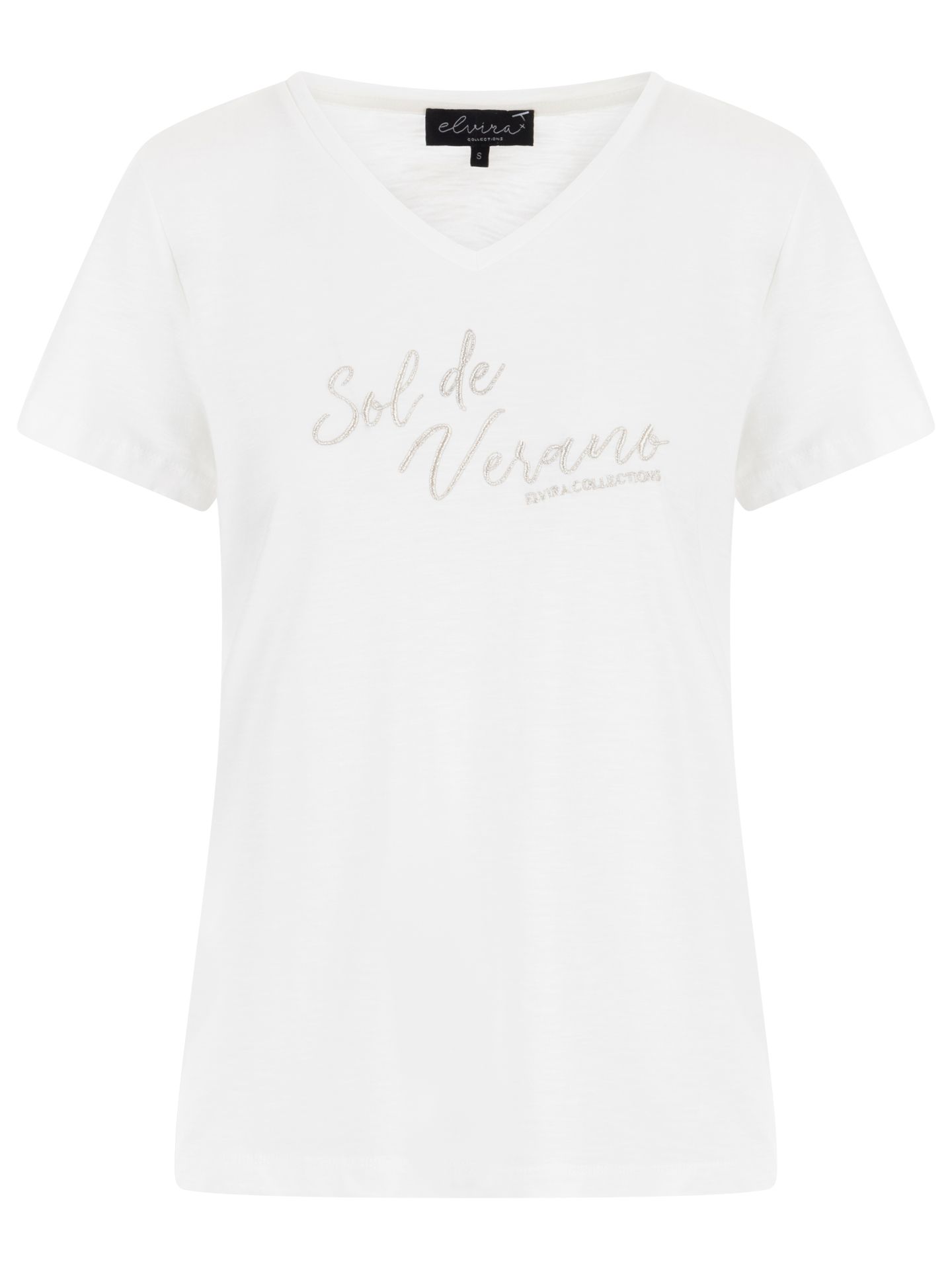 Elvira Collections T-shirt Sol Off white 00084465-5050