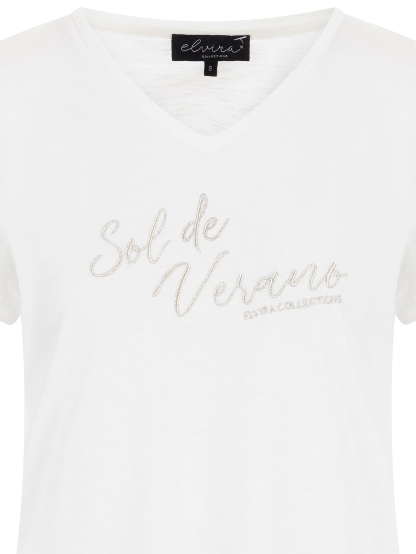 Elvira Collections T-shirt Sol Off white 00084465-5050