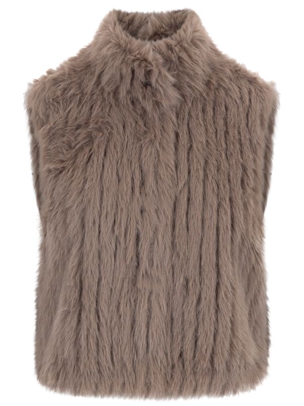Rino & Pelle Gilet Dava Taupe 2900081792079
