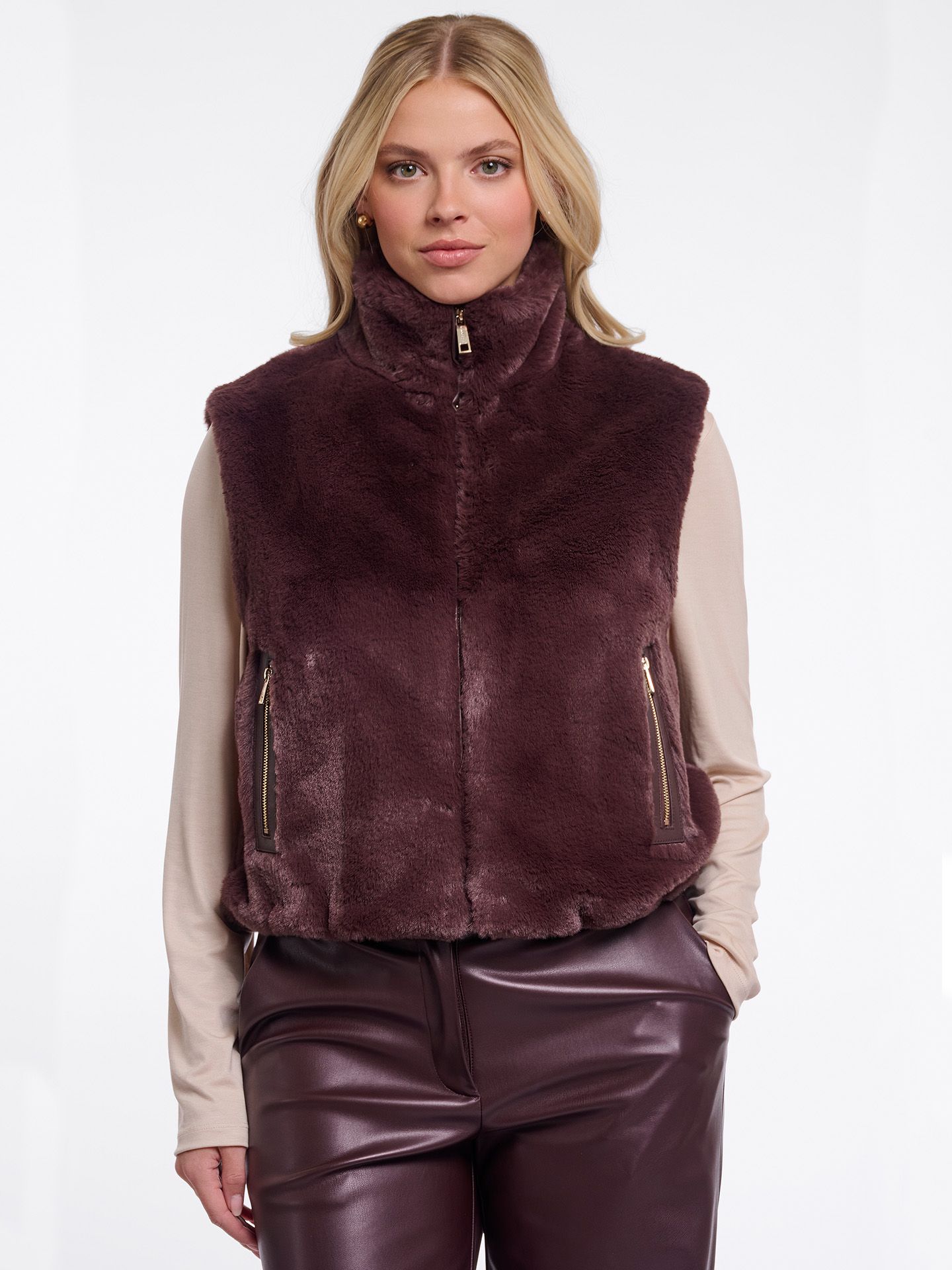 Rino & Pelle Gilet Nikki Paars 00084524-4100